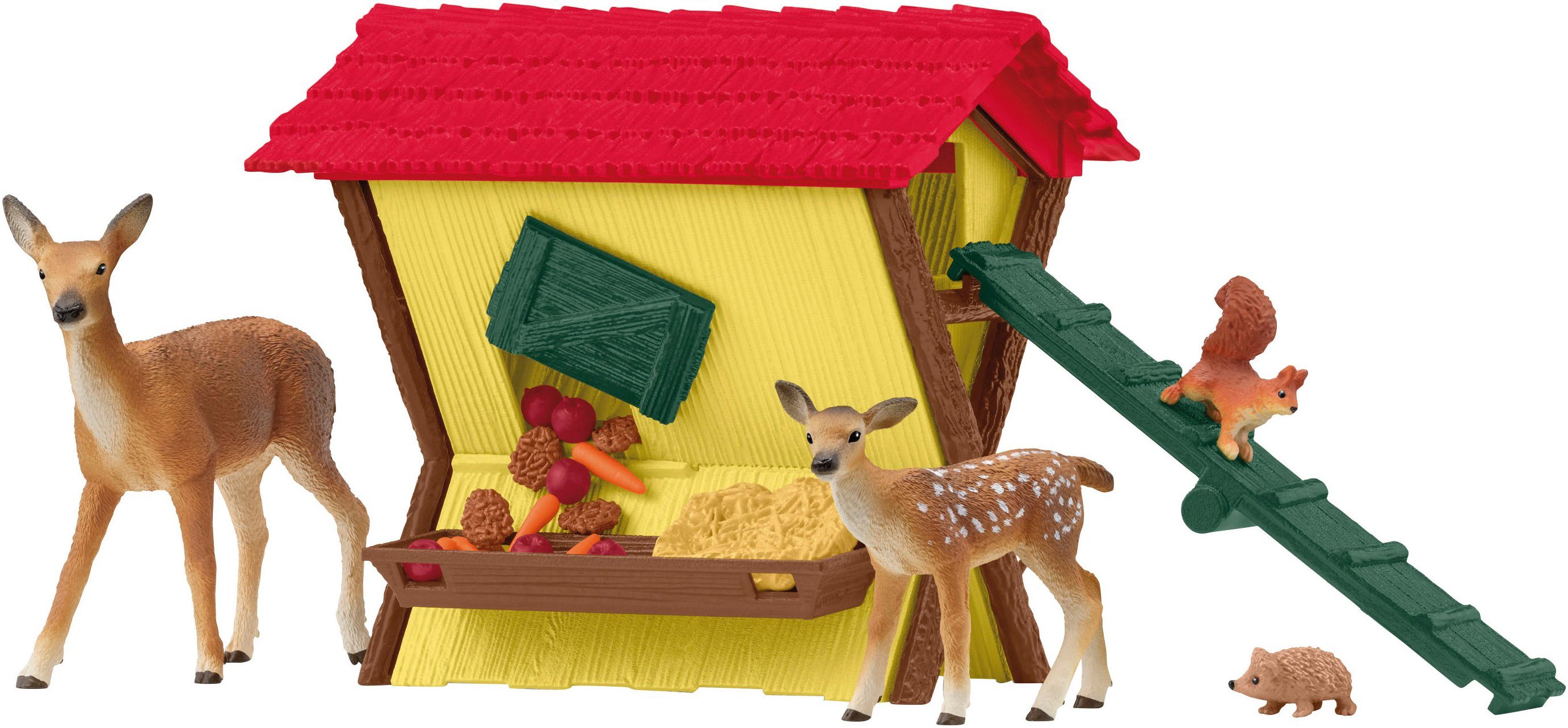 Schleich® Spielwelt FARM WORLD, Fütterung der Waldtiere (42658)