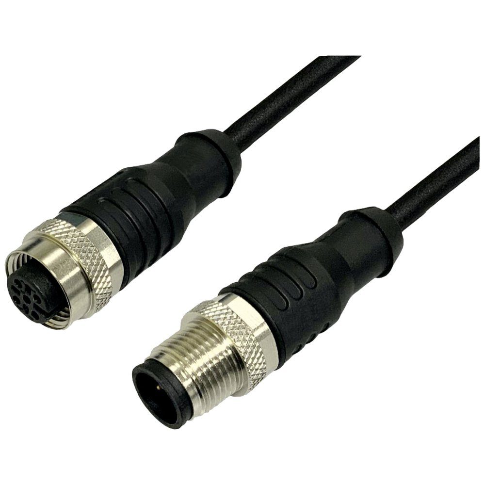 BKL Electronic Steckdose BKL Electronic 2702039 Sensor-Aktor-Verlängerungsleitung M12 Stecker g, 2702039