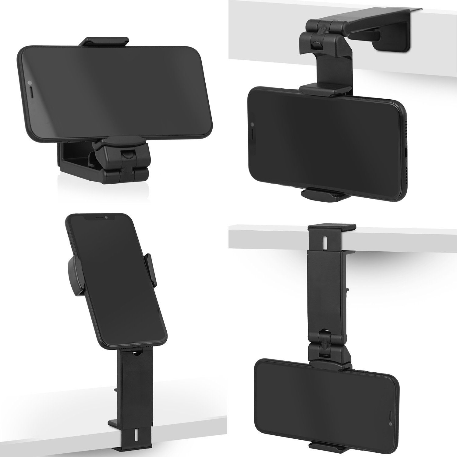 Wicked Chili Smartphone-Halterung Flexible Handyhalterung für Reisen und Flugzeug, (1er Set, 2-tlg., Smartphone Halterung, 360° Kugelgelenk, Telefonhalterung Kü – Bild 5 von 5