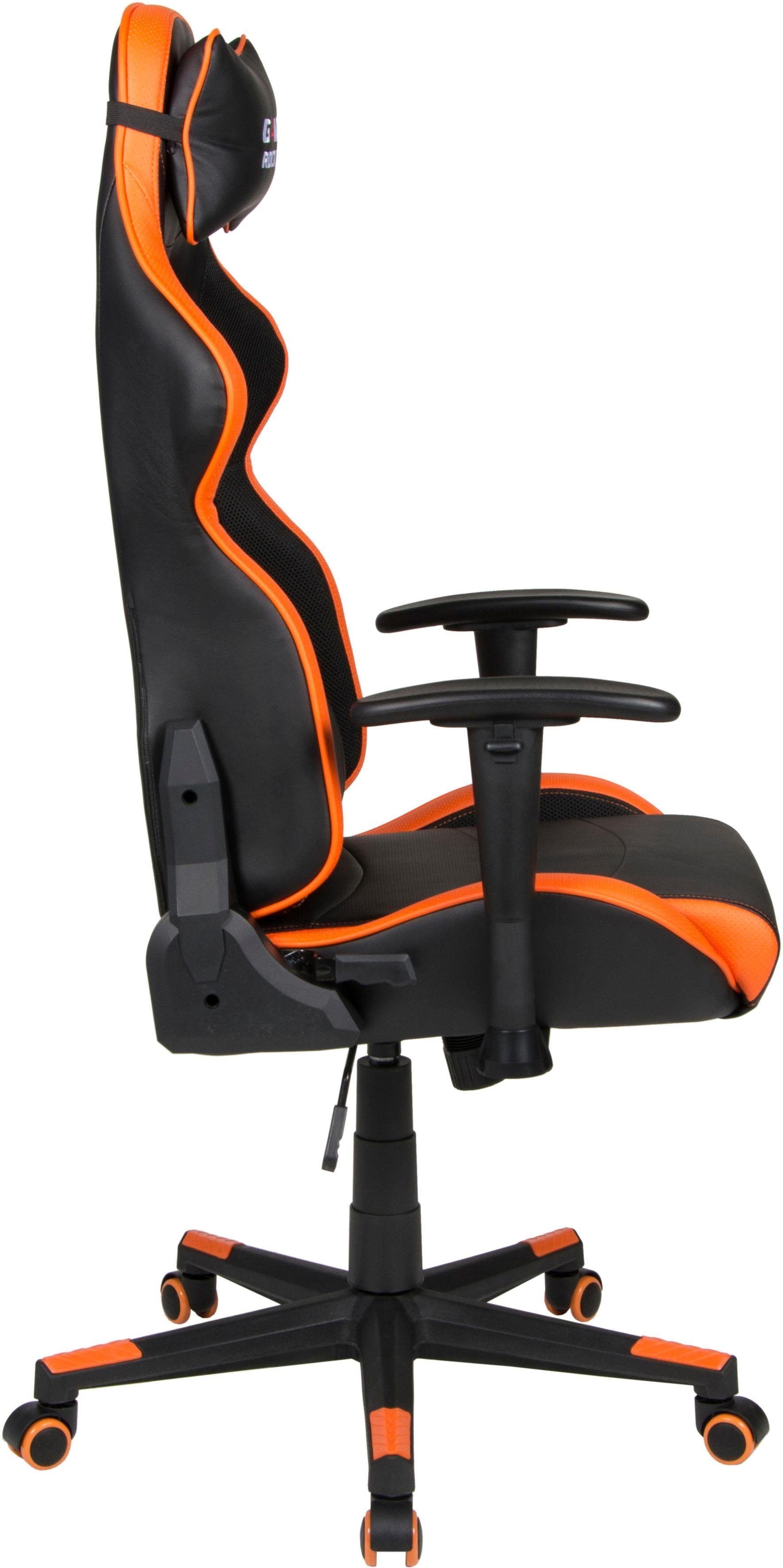 | Collection Gaming-Stuhl Game-Rocker schwarz/orange schwarz/orange G-10 Duo