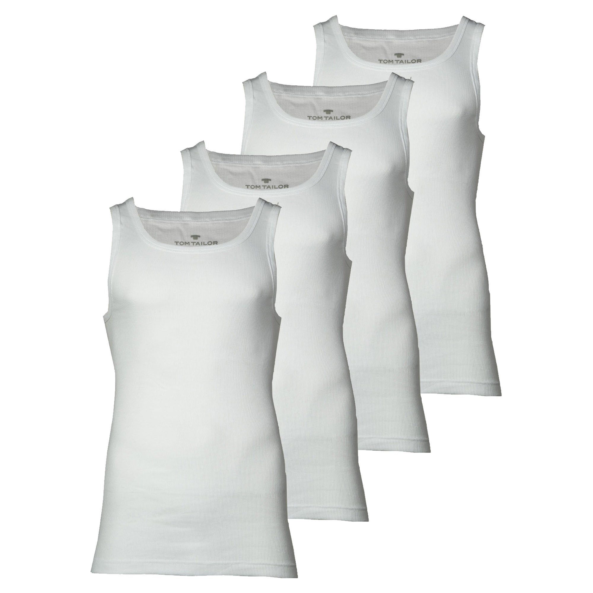 Unterhemd Herren Unterhemd 4er Pack Baumwolle