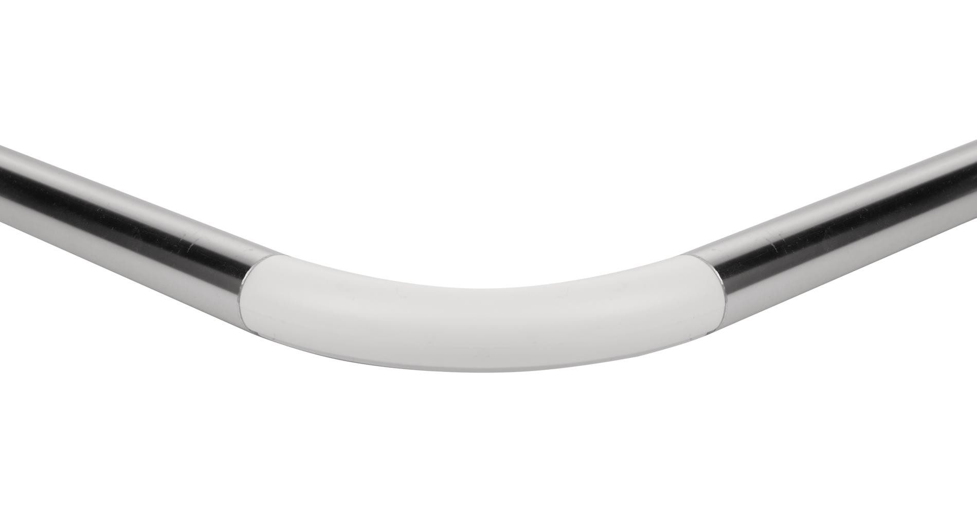 Ridder Duschvorhangstange Graz chrom glänzend, Aluminium, Kunststoff günstig online kaufen