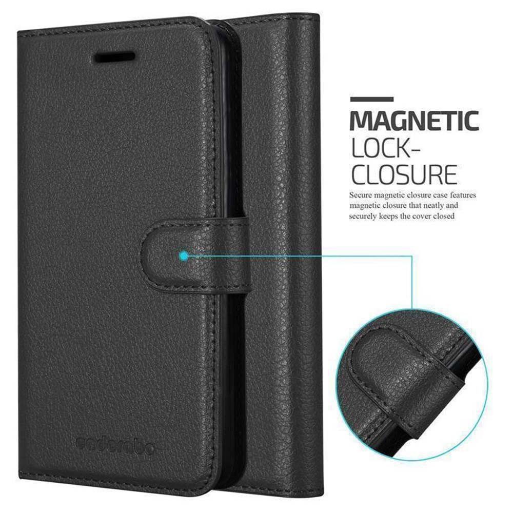 Cadorabo Handyhülle für Samsung Galaxy A40 Hülle Samsung Galaxy A40, Hülle Schutzhülle mit Standfunktion, Kartenfach und Magnetverschluss