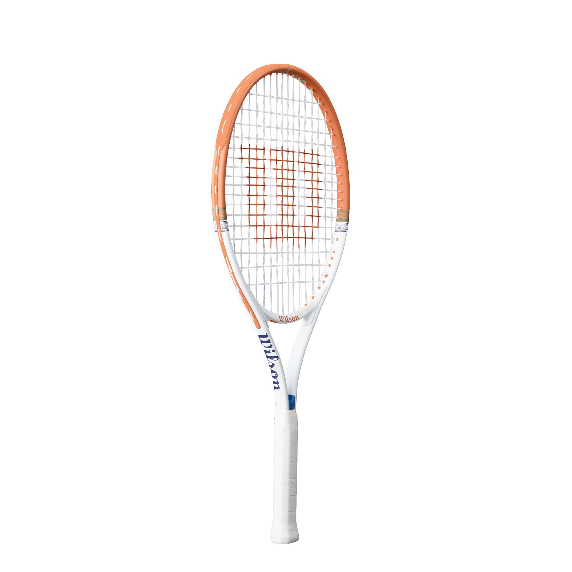 Wilson Tennisschläger Roland Garros Elite 23in (7-10 Jahre) 2026 weiss/braun - besaitet