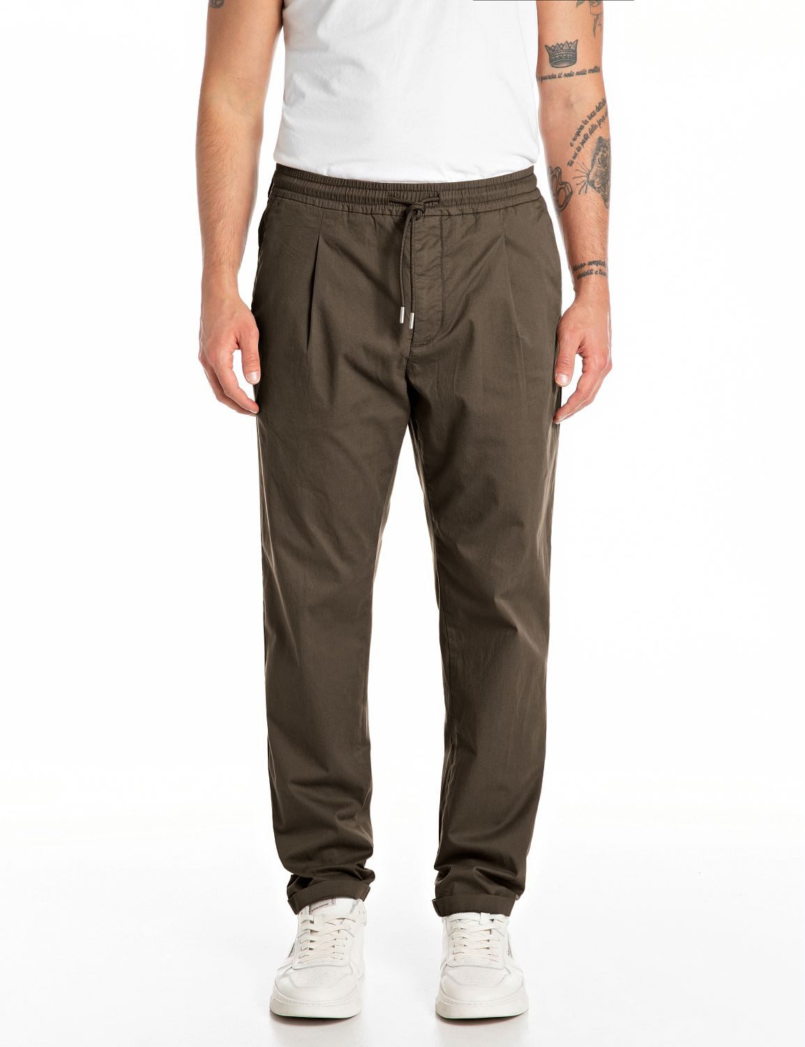 Replay Schlupfhose Regular Fit mit elastischem günstig online kaufen