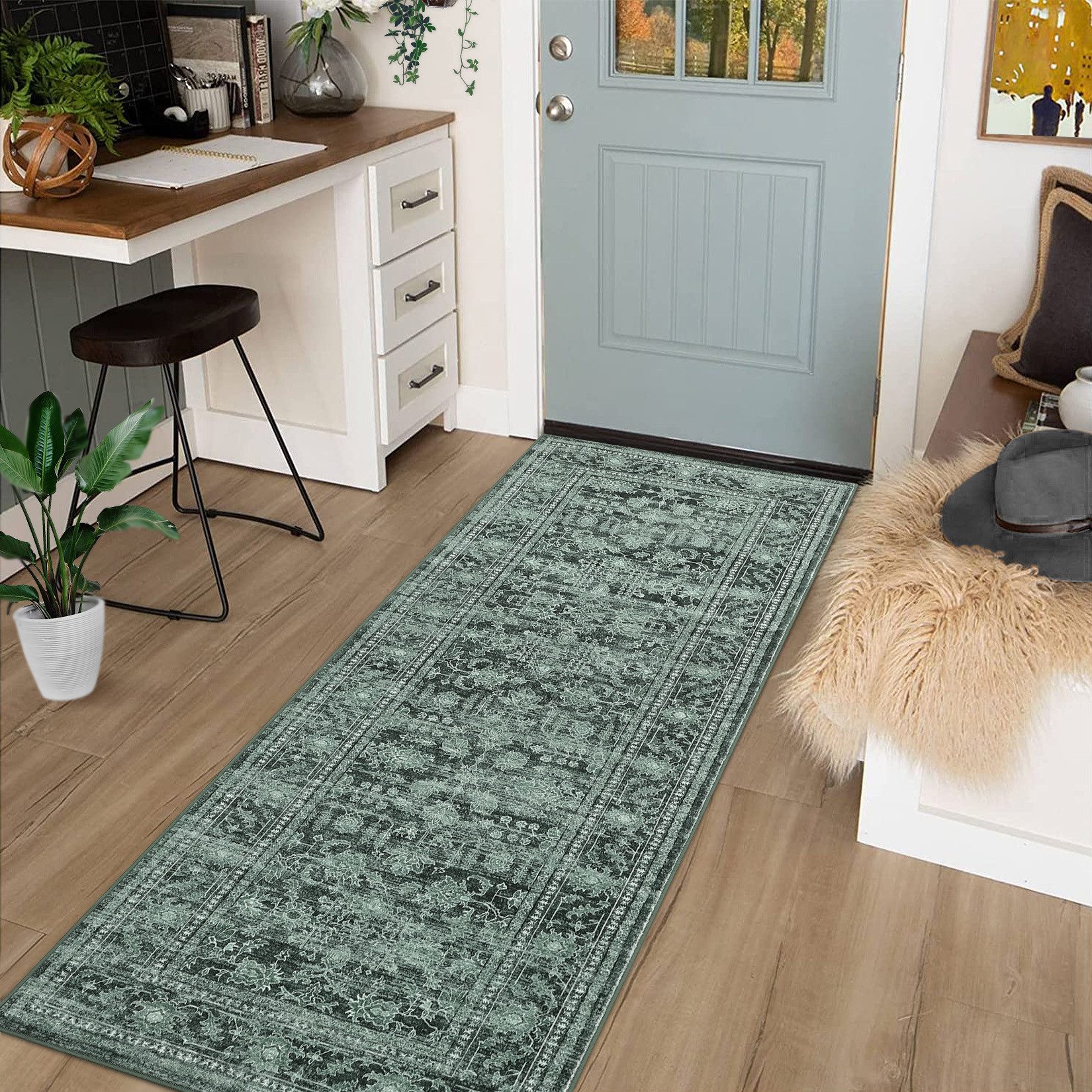 GarveeMore Teppich Wohnzimmer Waschbarer Teppich – Bild 5 von 5