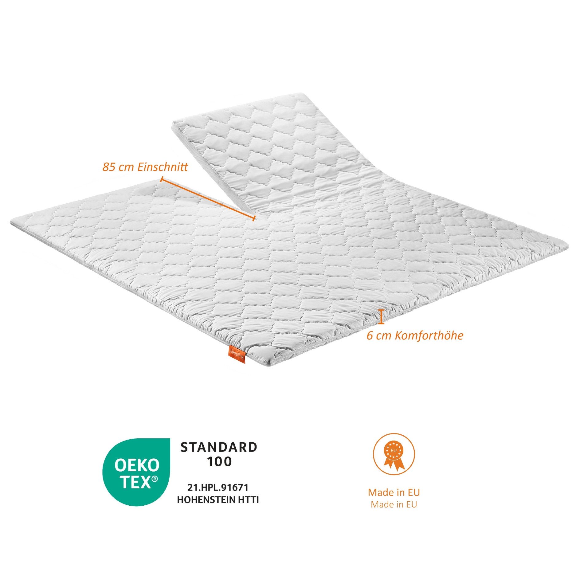 sleepling, Topper aus Kaltschaum, orthopädische Matratzenauflage, günstig online kaufen