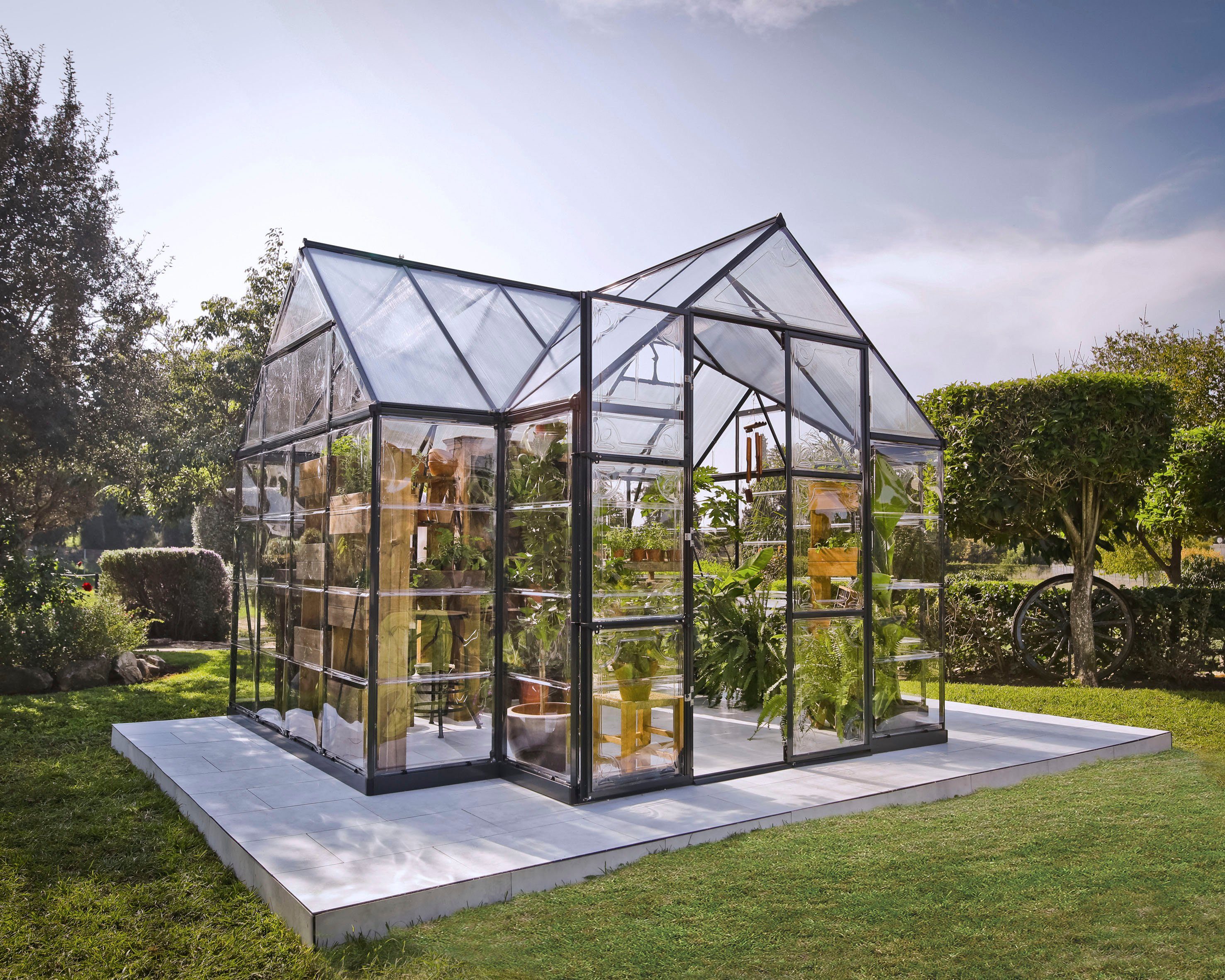 Palram - Canopia Gewächshaus Victory Orangerie, BxTxH: 305 x 365 x 269 cm, günstig online kaufen