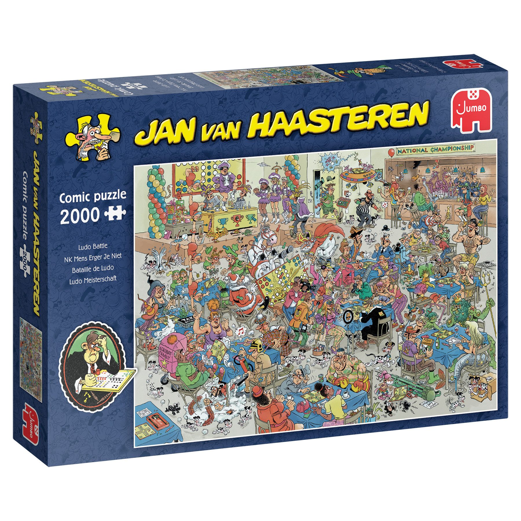 Jan van Haasteren Пазлы Jan van Haasteren Ludo Meisterschaft 2000 Teile Пазлы, 2000 Пазлыteile
