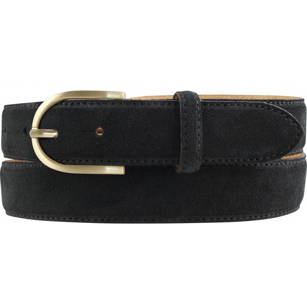 BELTINGER Ledergürtel Damen-Gürtel aus Veloursleder 3,0 cm - Velour-Ledergürtel für Damen 30 (1-St)