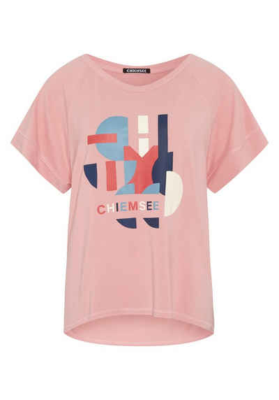 Chiemsee Print-Shirt T-Shirt im geometrischen Logo-Design 1