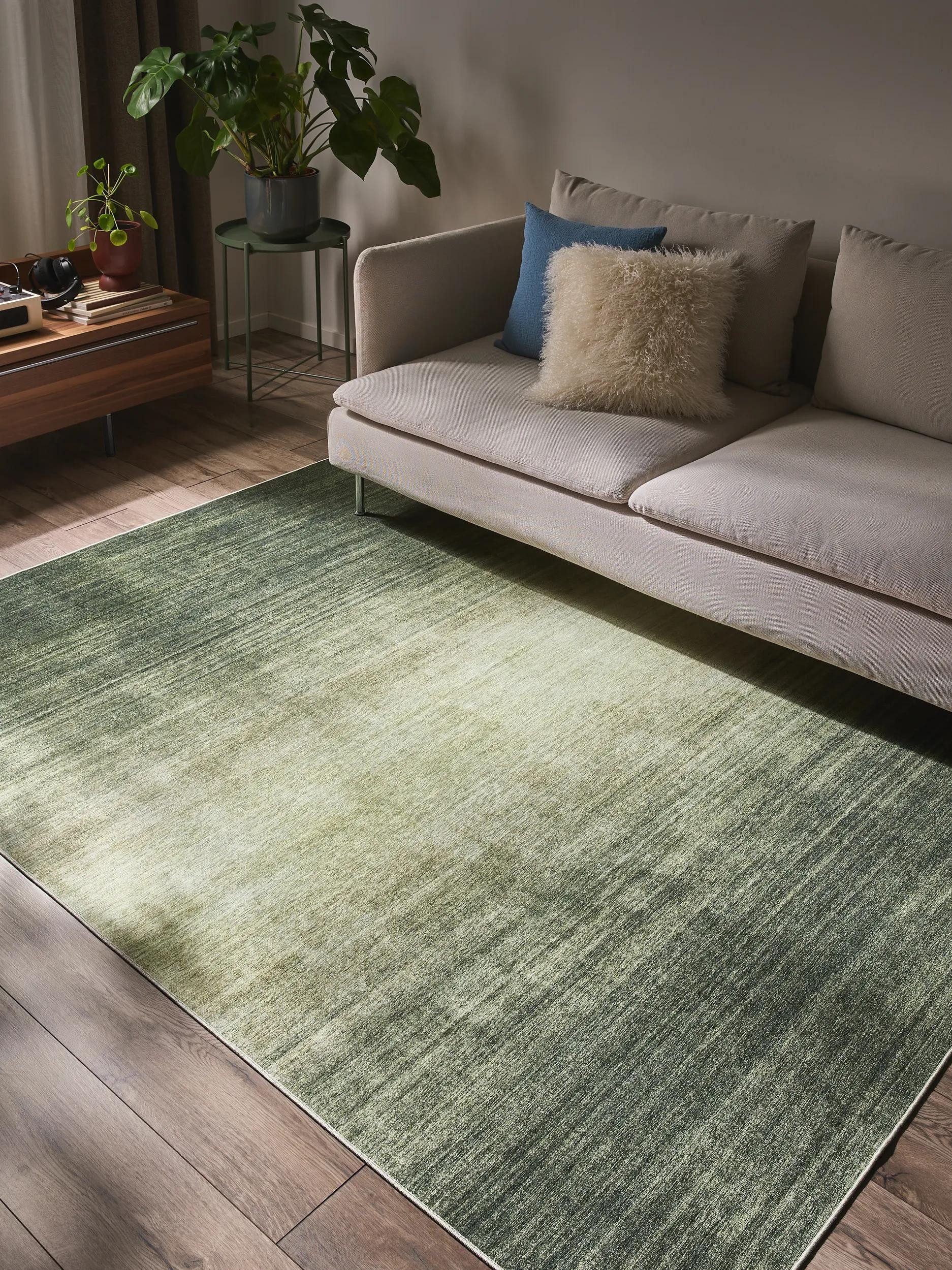 benuta Teppich Laury, rechteckig, Höhe: 5 mm, Teppich Wohnzimmer, Schlafzimmer, Esszimmer, Flur, Kunstfaser, Cozy