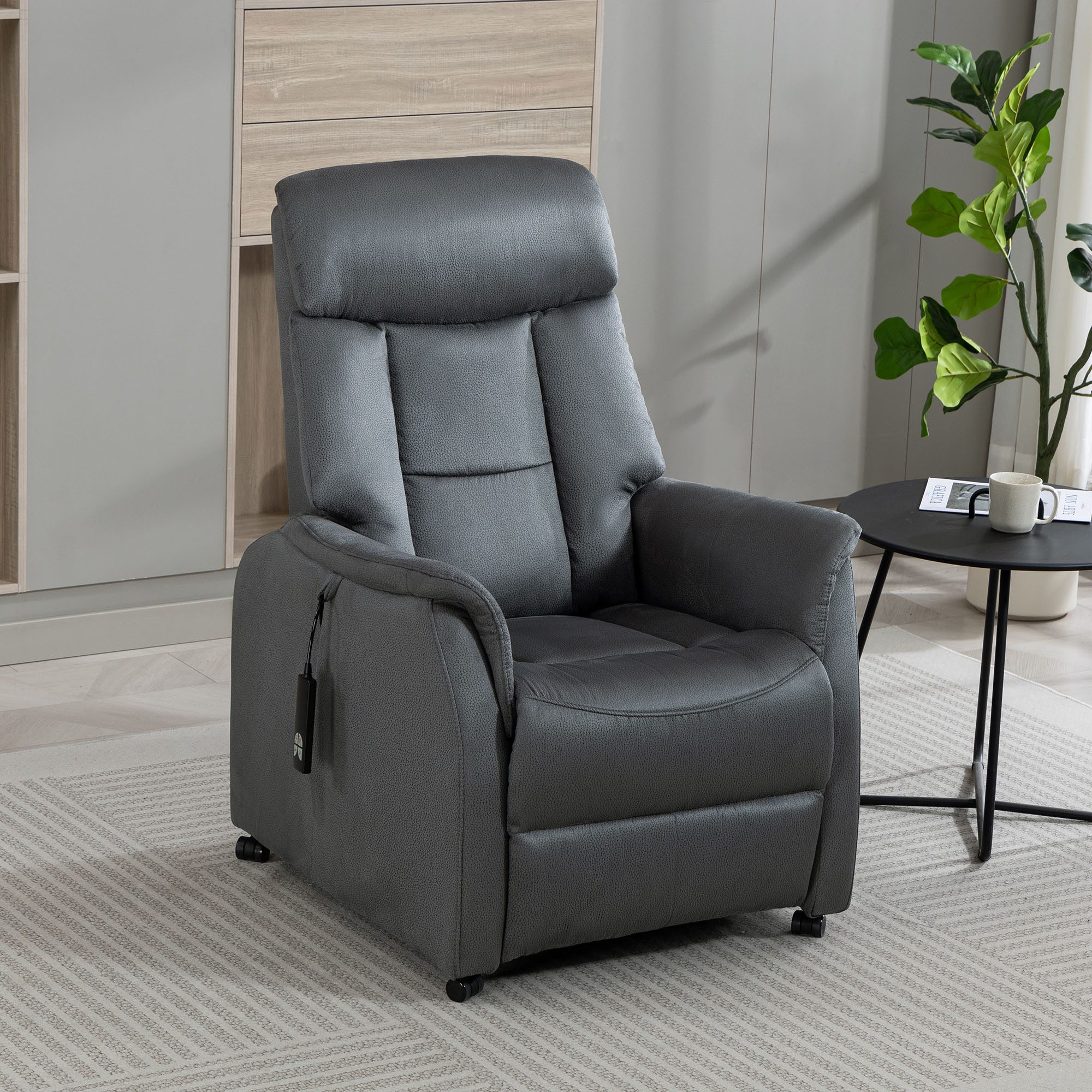 Duo Collection TV-Sessel Sorrent mit regulierbarer Sitzheizung, elektrischer Aufstehhilfe, Relaxfunktion und Taschenfederkern mit Stahlwellenunterfederung