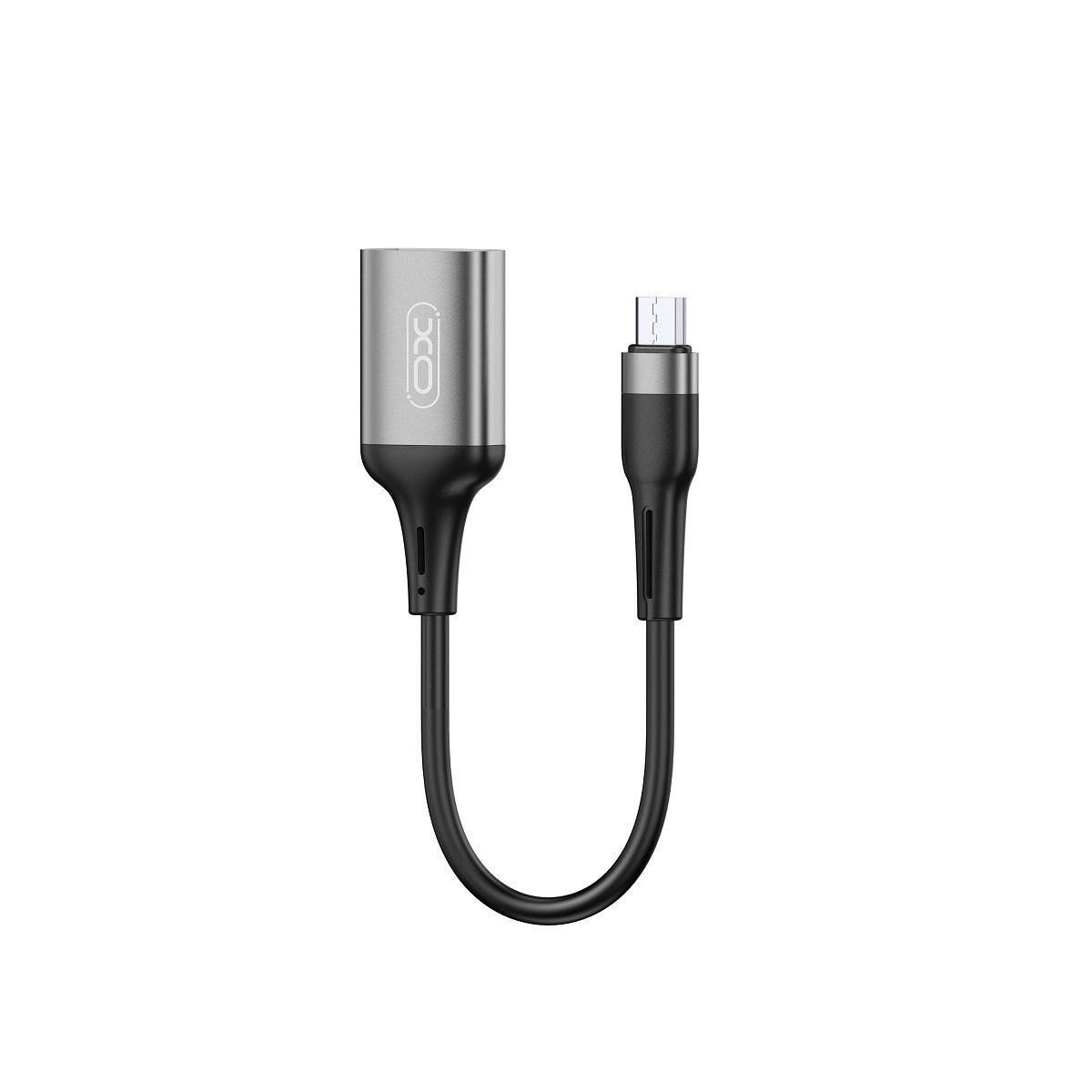 XO Adapter OTG NB201 USB - microUSB schwarz Smartphone-Adapter