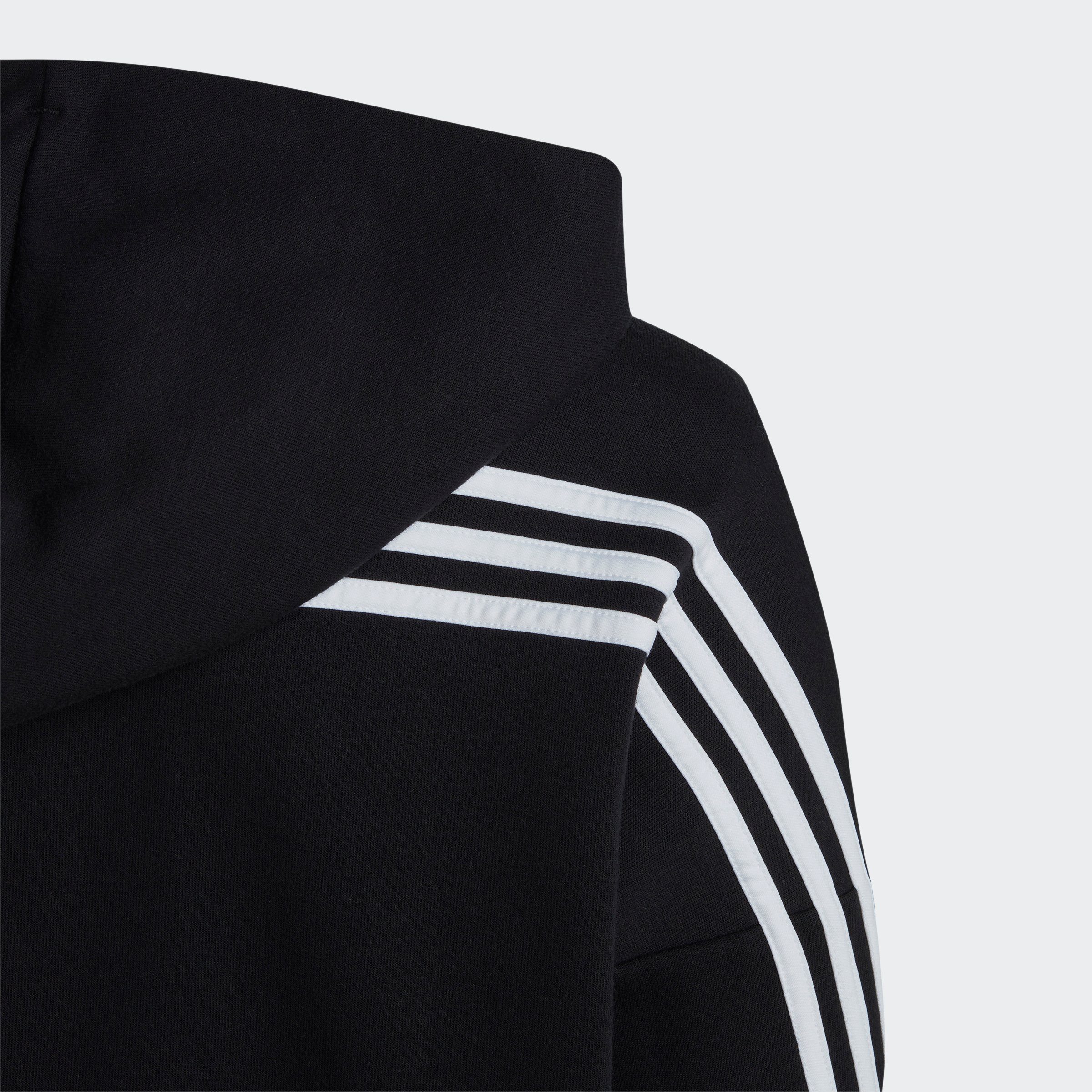 black-white Sportswear Kapuzensweatshirt KAPUZENJACKE FUTURE adidas 3STREIFEN ICONS