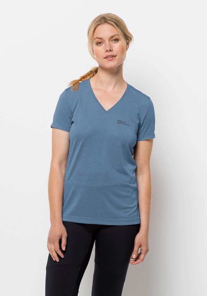 Jack Wolfskin V-Shirt CROSSTRAIL T WOMEN