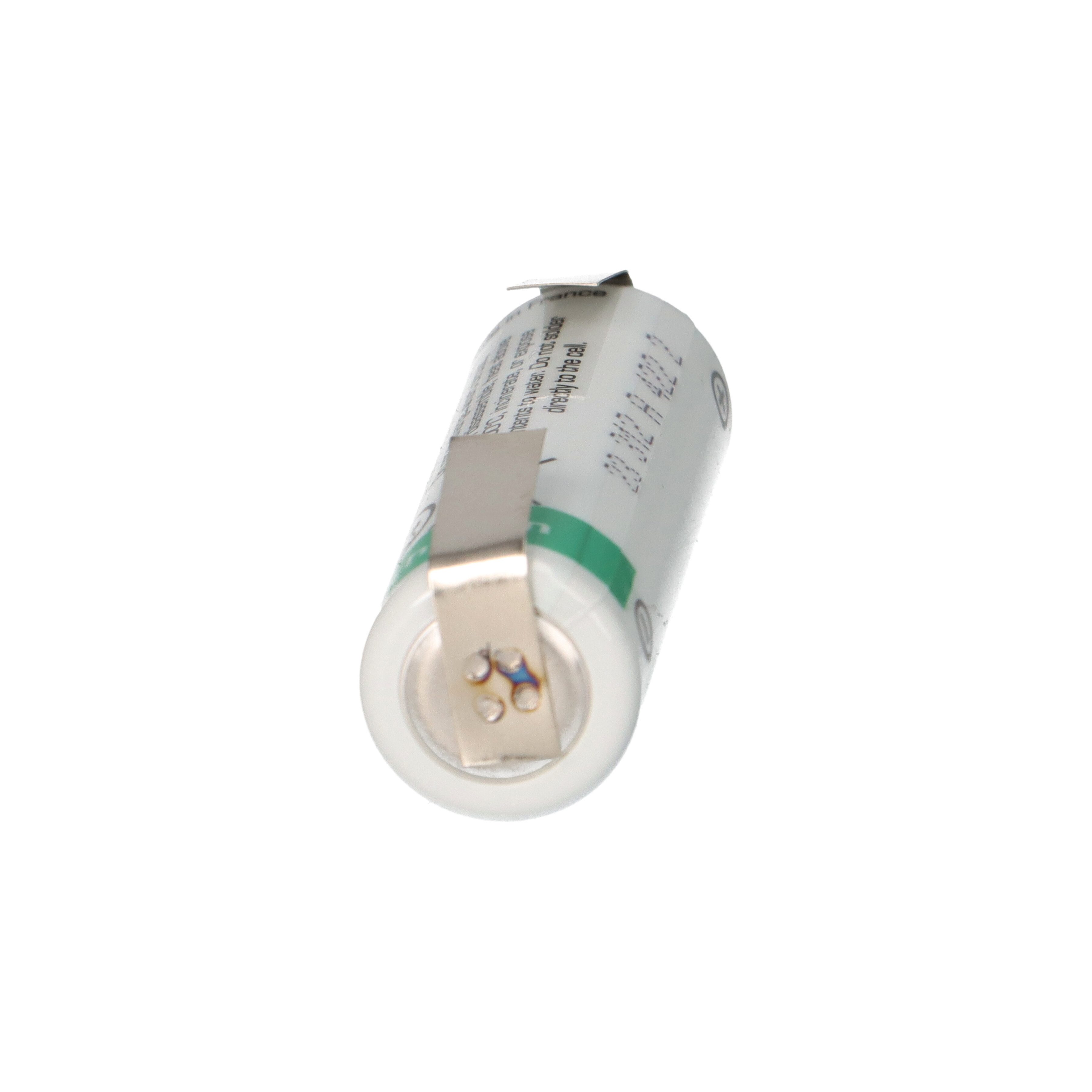 Saft Lithium 3,6V Batterie LS14500 AA-Zelle Lötfahne U-Form Batterie