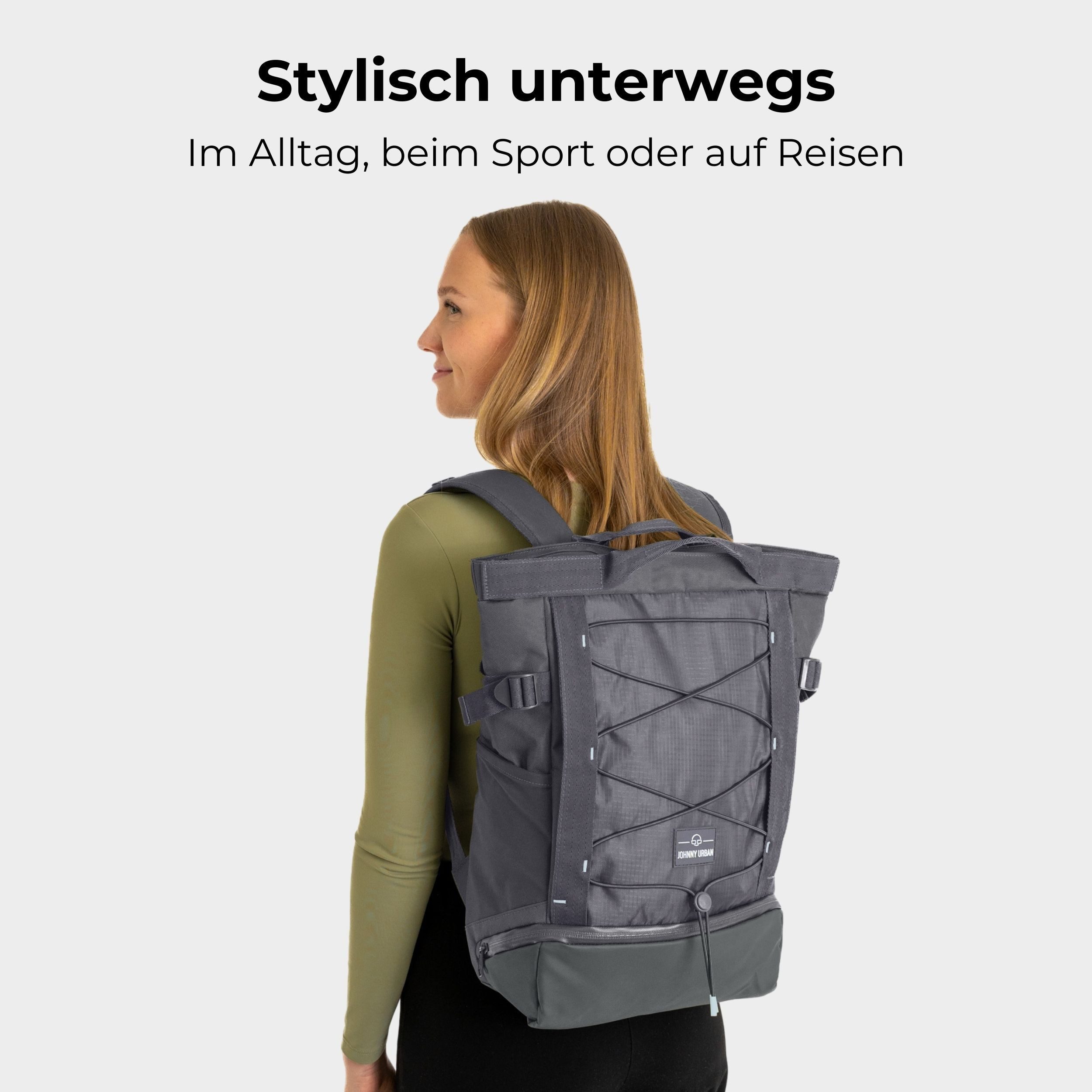 Johnny Urban Cityrucksack Harper Tagesrucksack für Damen & Herren (1-tlg), Sportlicher Tote Bag Rucksack, Praktischer Daypack, Wasserabweisend
