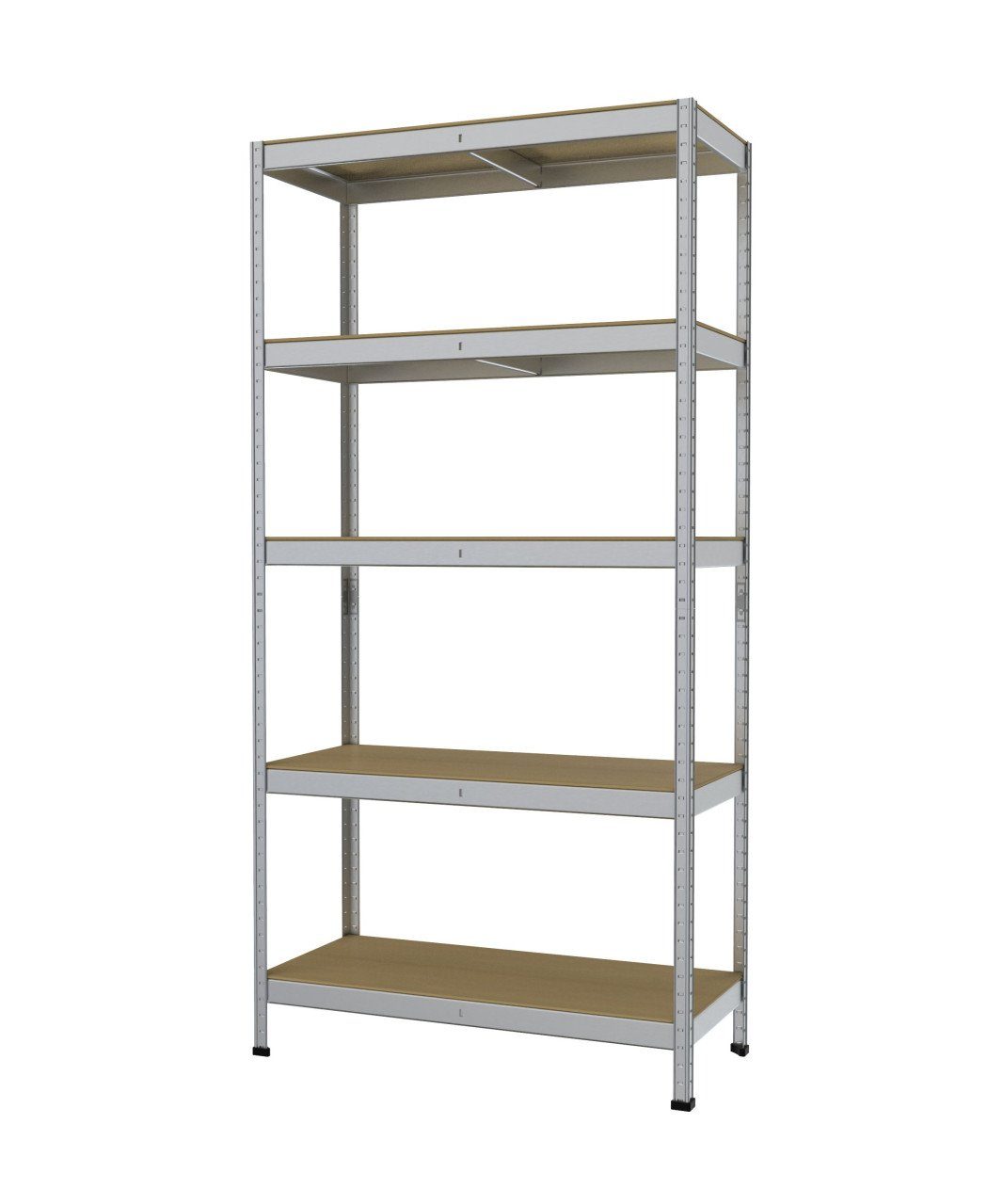 Trend Line Mehrzweckregal Schwerlastregal 180 x 90 x 40 cm 5 Holzböden 875 günstig online kaufen