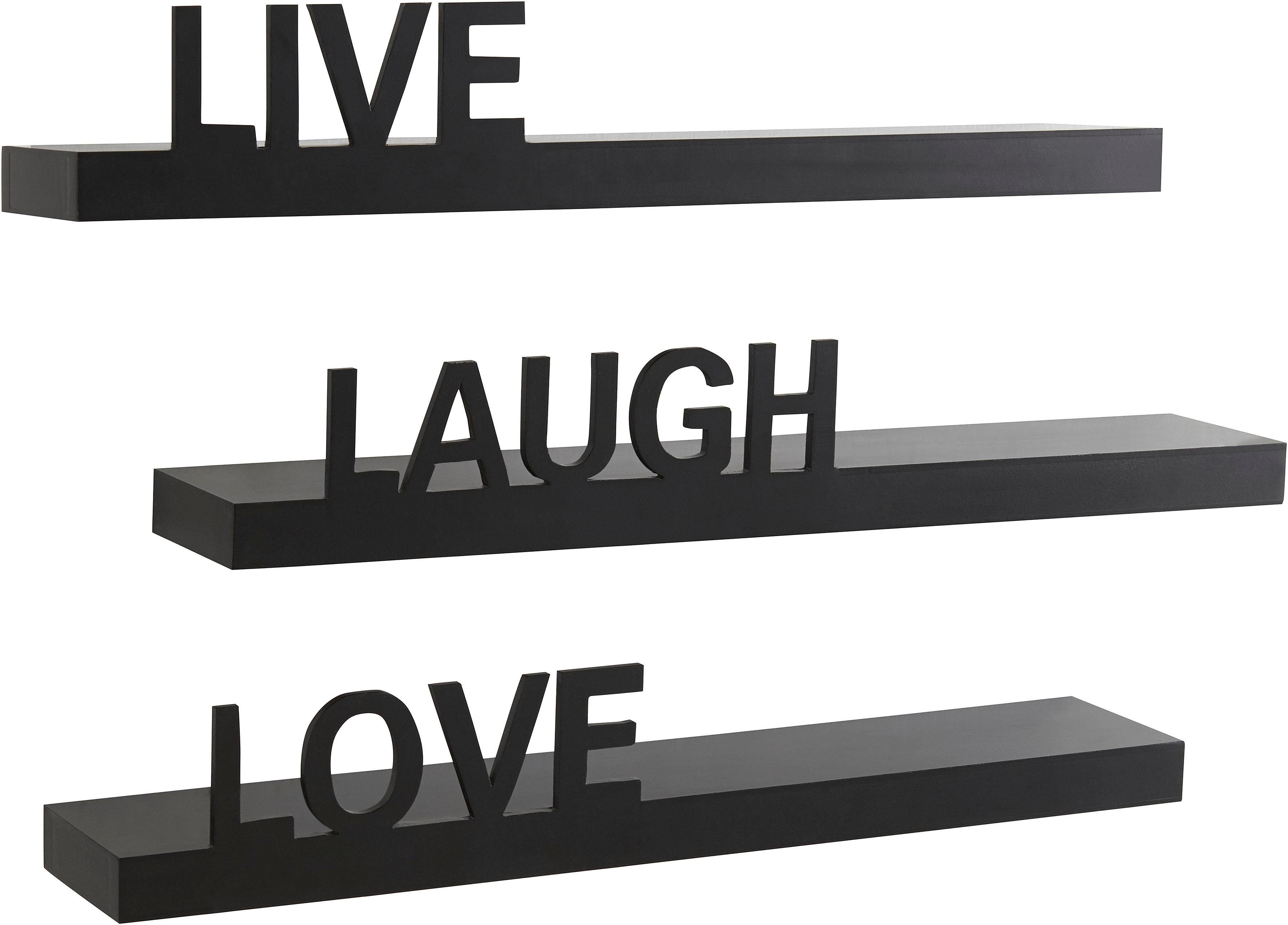 my home Deko-Wandregal Live - Love günstig online kaufen