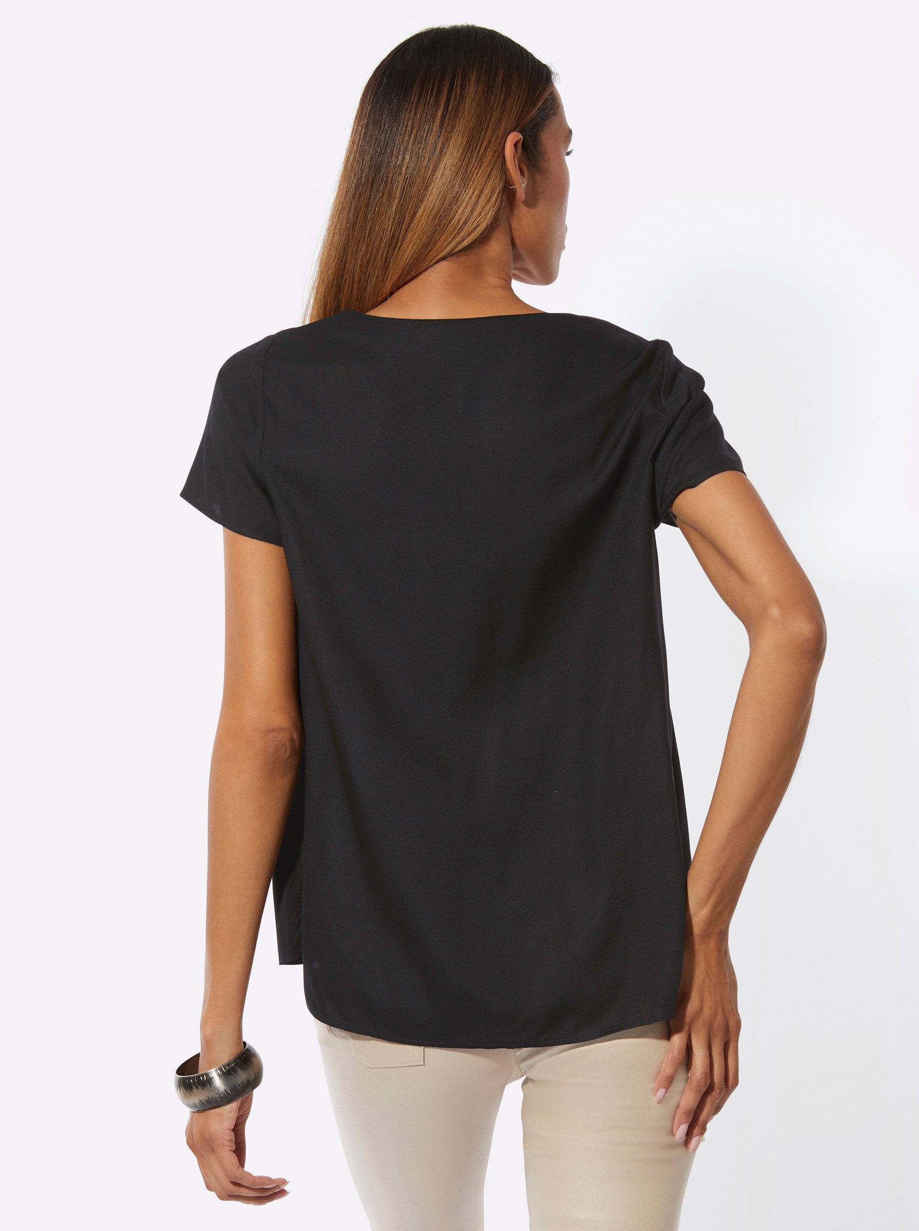 creation L Klassische Bluse Kurzarmbluse günstig online kaufen
