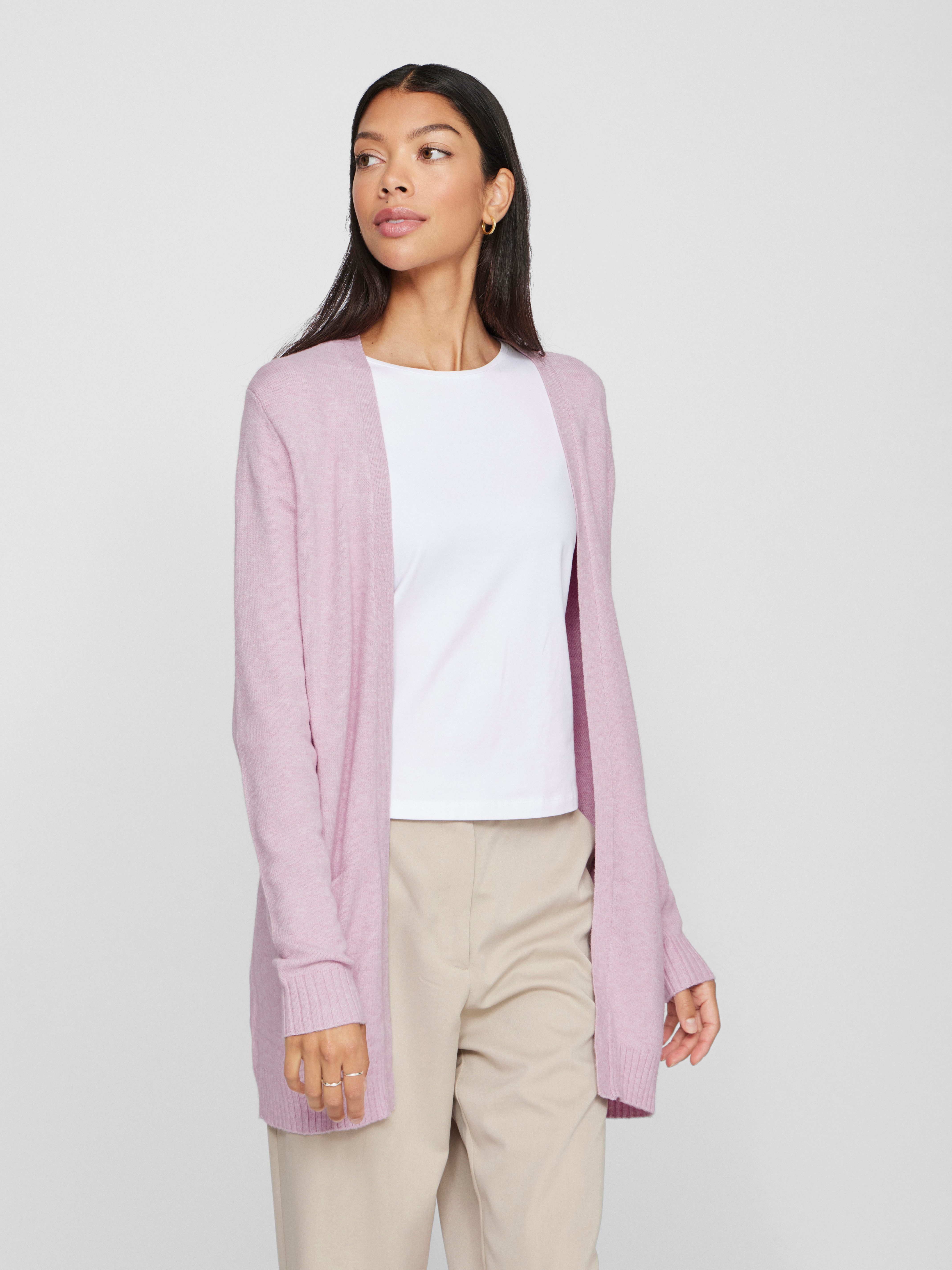 Vila Strickjacke VIRil (1-tlg) Plain/ohne Details günstig online kaufen