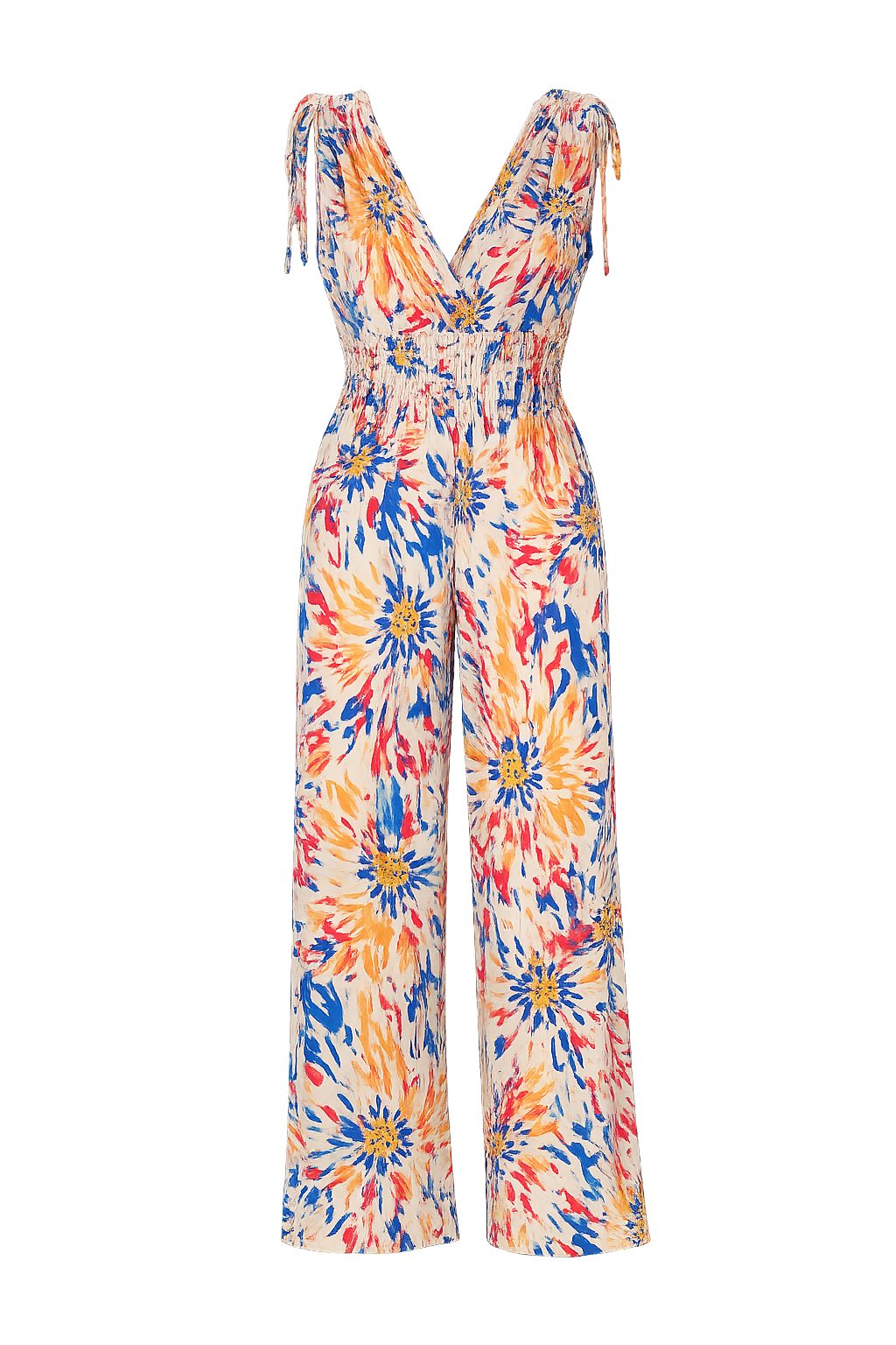 ITALY VIBES Jumpsuit - Overall Damen - sommerlicher All-Over-Print - ITALY VIBES