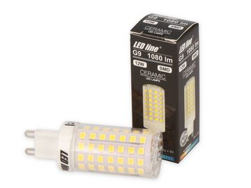 LED-Line LED-Leuchtmittel G9 LED Leuchtmittel 12W 1160 Lumen Stiftsockel Energiesparlampe, 2 St.