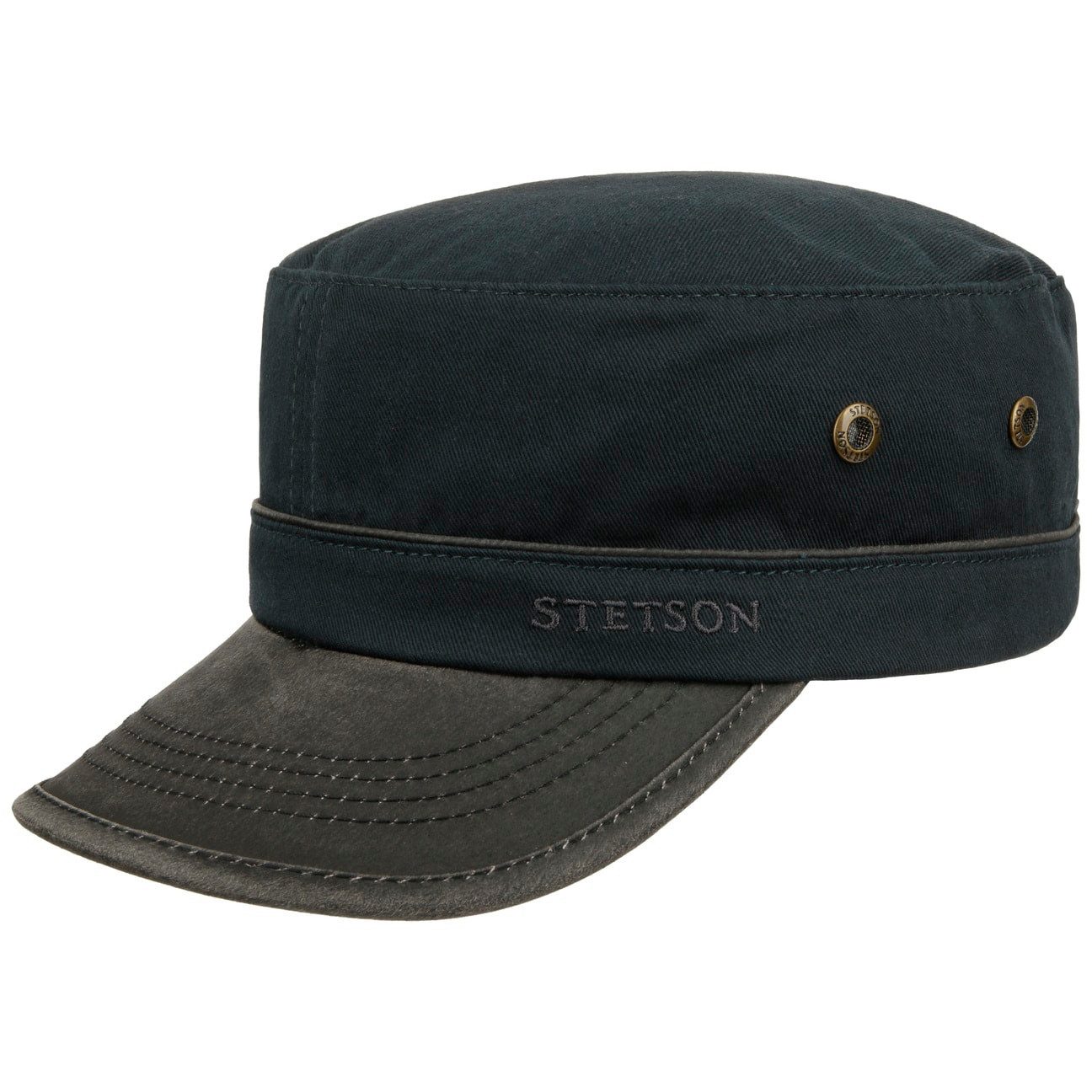 Stetson Army Cap (1-St) Sommercap Metallschnalle