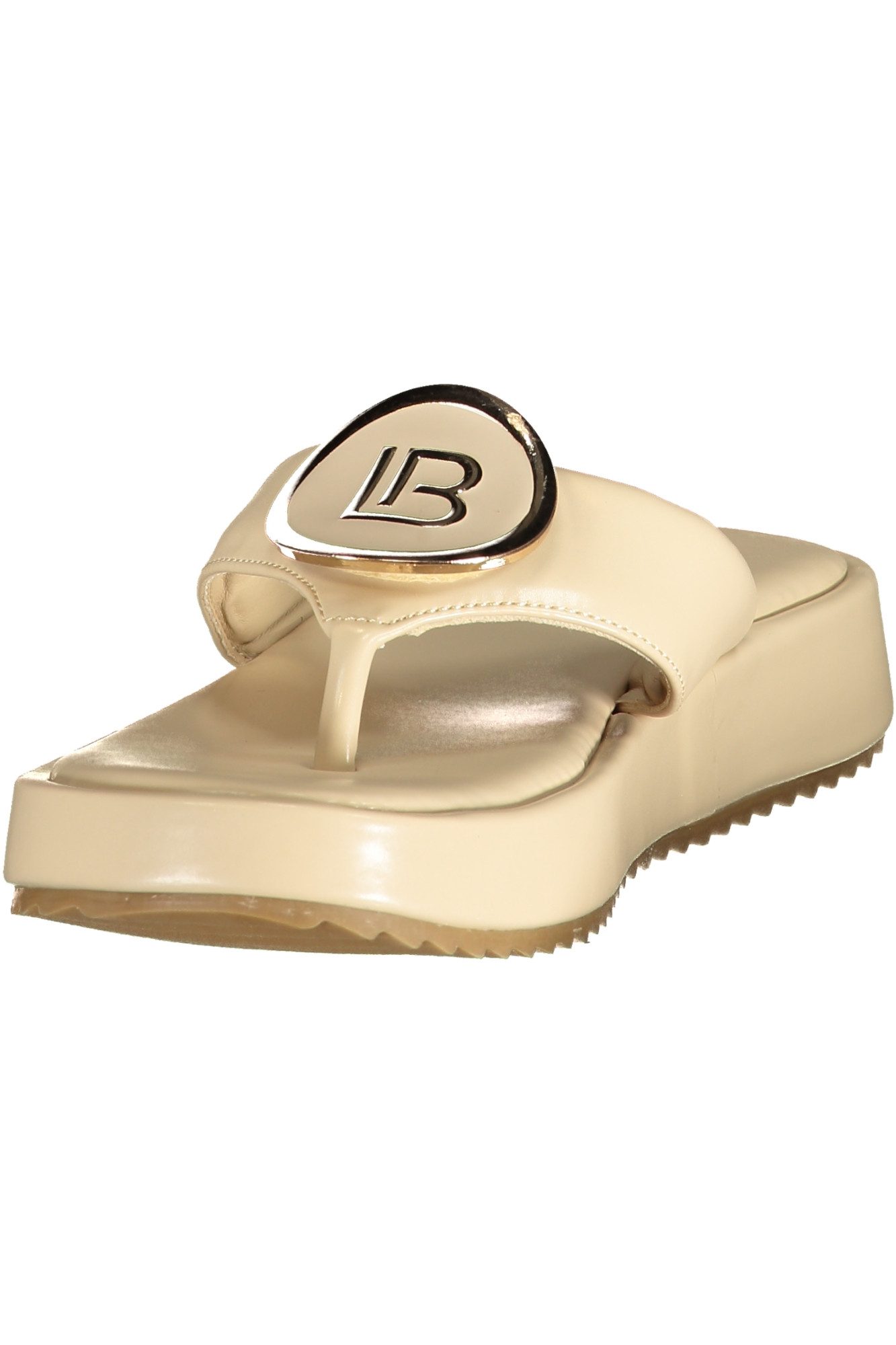 Laura Biagiotti Zehentrenner Elegante Damensandale Beige - Zehentrenner für