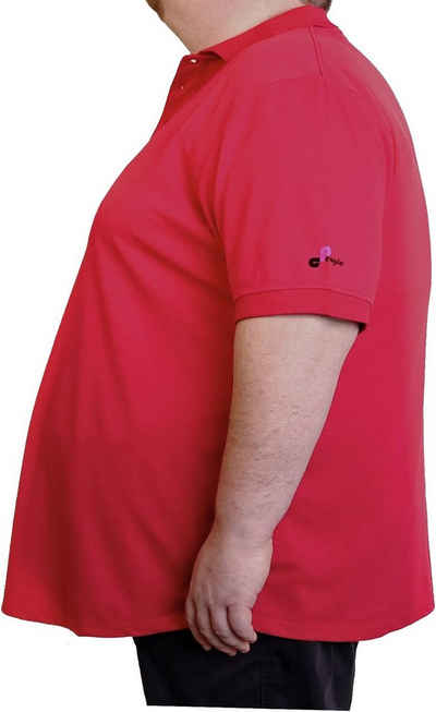 Oslo MasterLine Poloshirt Polo Shirt kurzarm atmungsaktiv Übergröße-Universalgröße 6 XL bis 8 XL People Clothes 8 XL Universalgröße exta lang Farbe rot