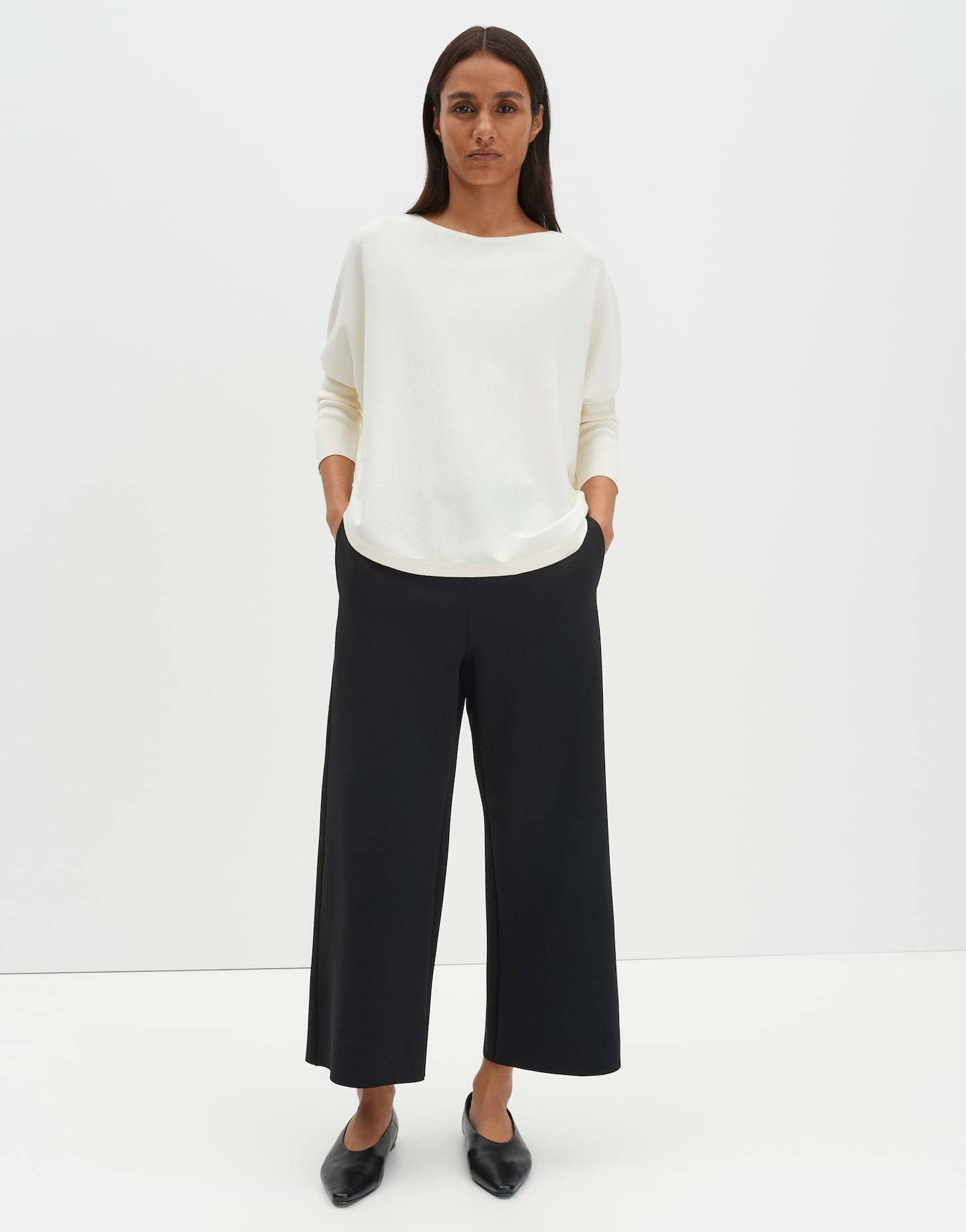 someday Strickpullover TIRAJA Oversized im Cape Stil oversized Passform, ovaler Schnitt, weich fließender Fall