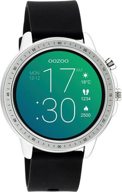 OOZOO Q00300 Armbanduhr Silikonband Schwarz 45 mm Smartwatch