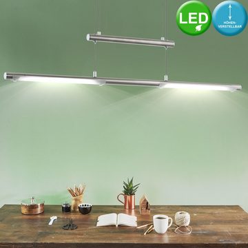EGLO LED Pendelleuchte, Leuchtmittel inklusive, Warmweiß, LED Design Pendel Leuchte höhenverstellbar Wohn Zimmer Beleuchtung ALU