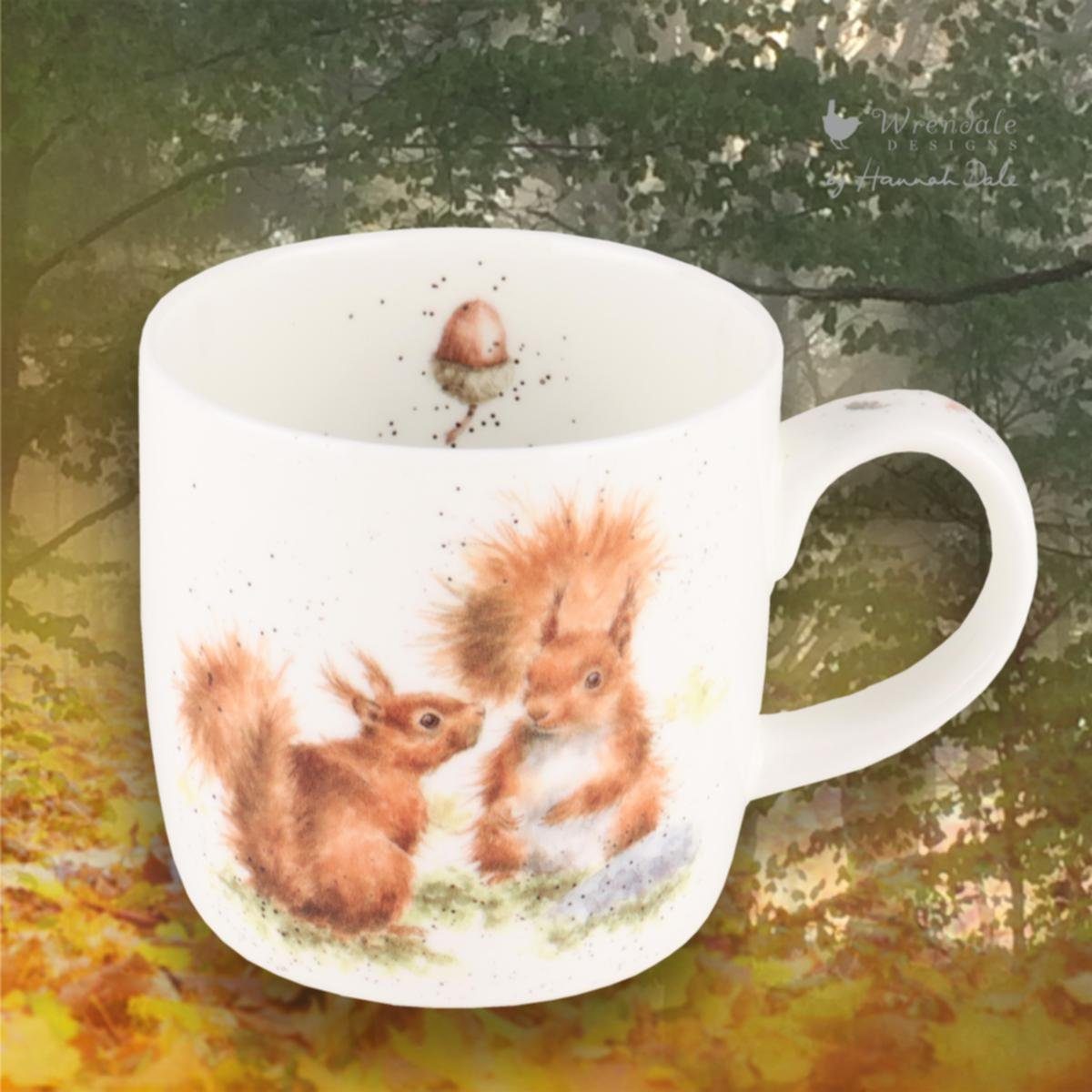 Wrendale Becher Wrendale Designs Porzellan-Becher Eichhörnchen unter Freunden, Porzellan – Bild 5 von 5