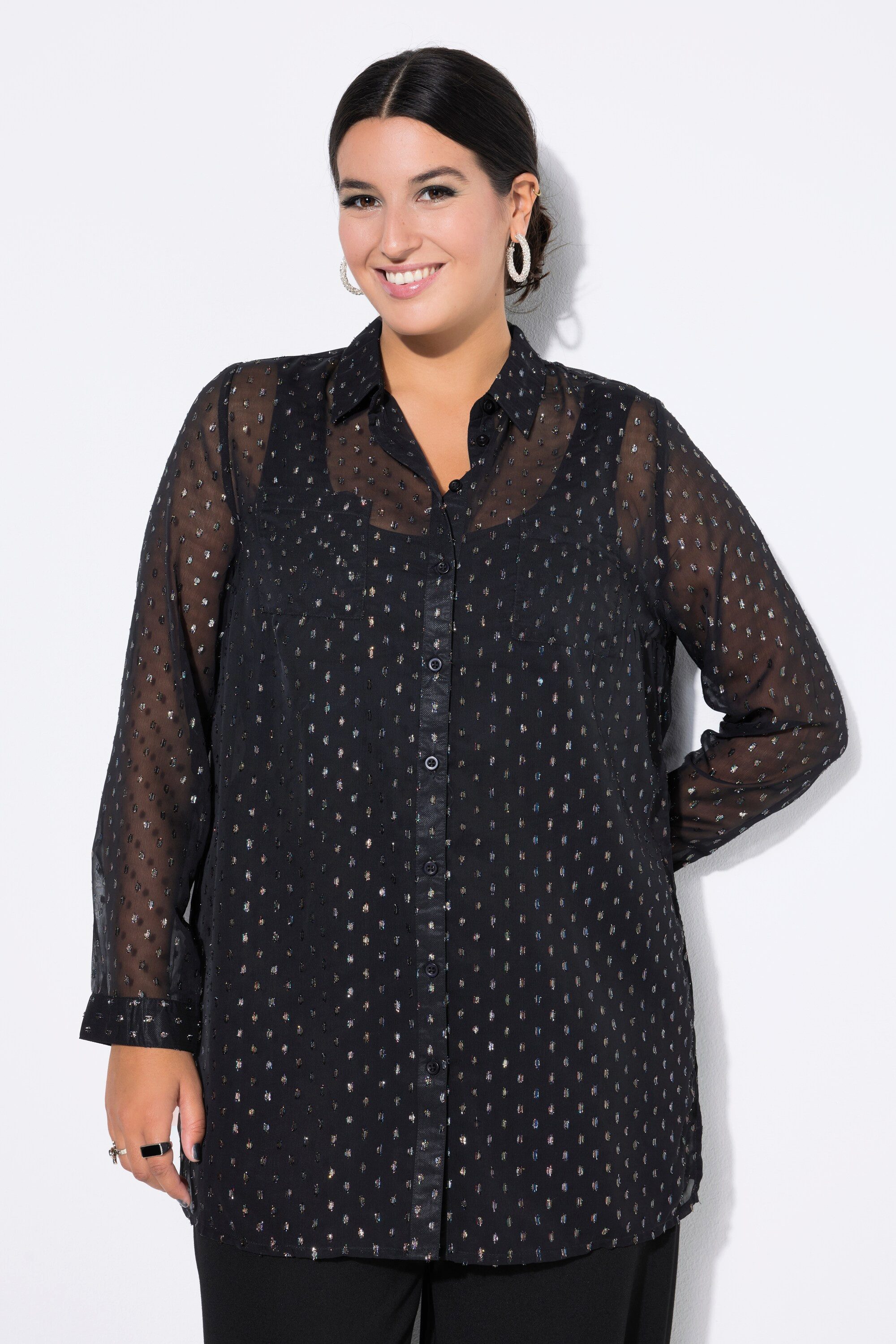 Studio Untold Longbluse Hemdbluse Straight Shape günstig online kaufen