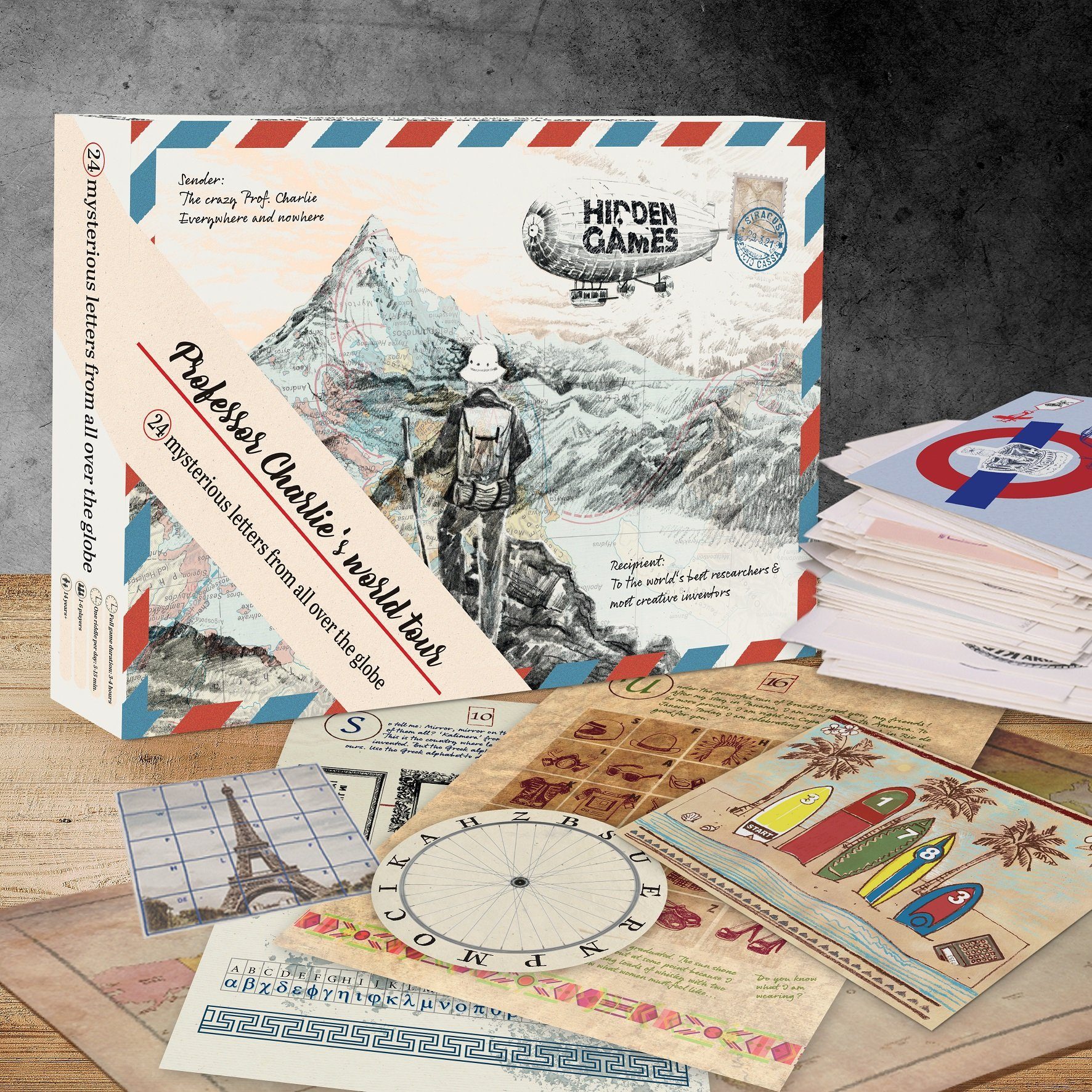 Hidden Games Календари Professor Charlie's world tour (English version), Made in Germany