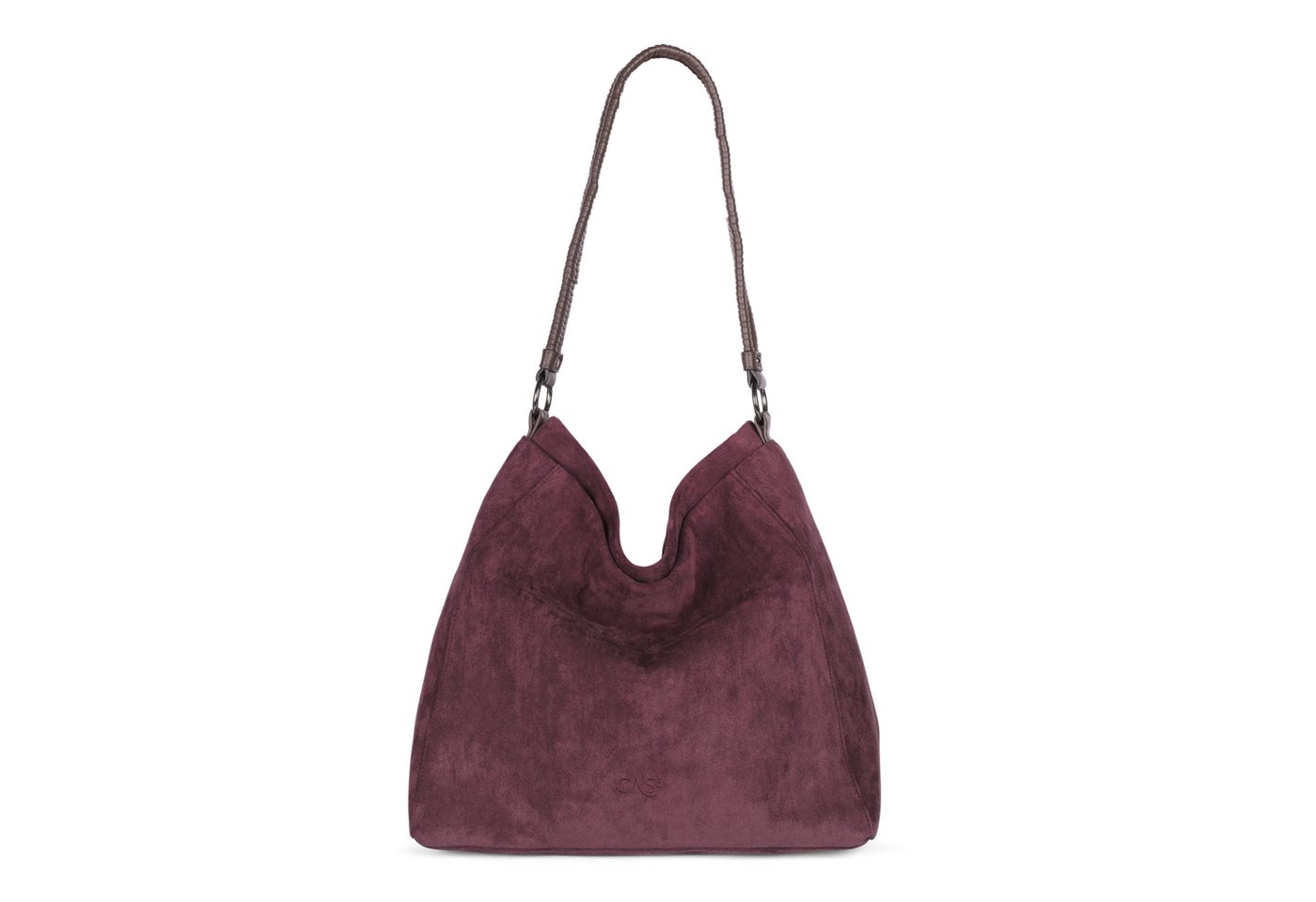 Cas8 Shopper Rike 34850 aus veganem Suede mit viel Platz und viel Funktionalität