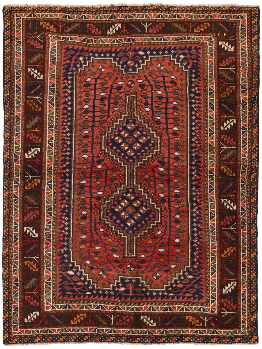 Orientteppich Shiraz 142x191 Handgeknüpfter Orientteppich / Perserteppich, Nain Trading, rechteckig, Höhe: 10 mm | Kurzflor-Teppiche