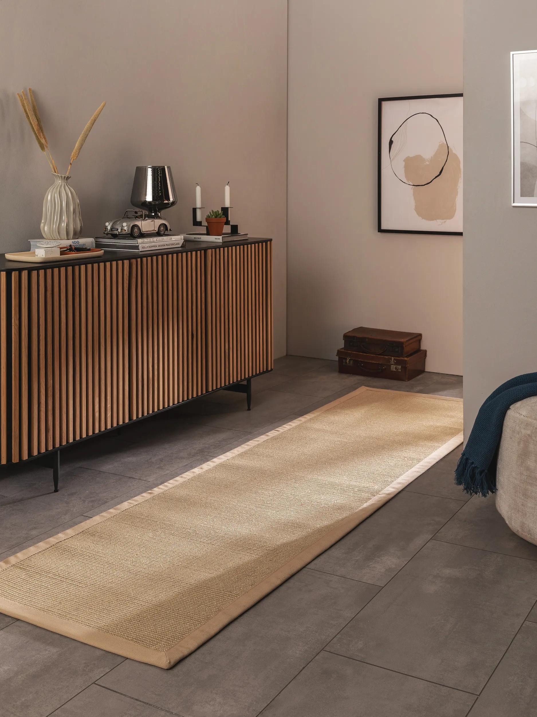benuta Sisalteppich Sana, rechteckig, Höhe: 5 mm, 100% Sisal Naturfaser, Te günstig online kaufen