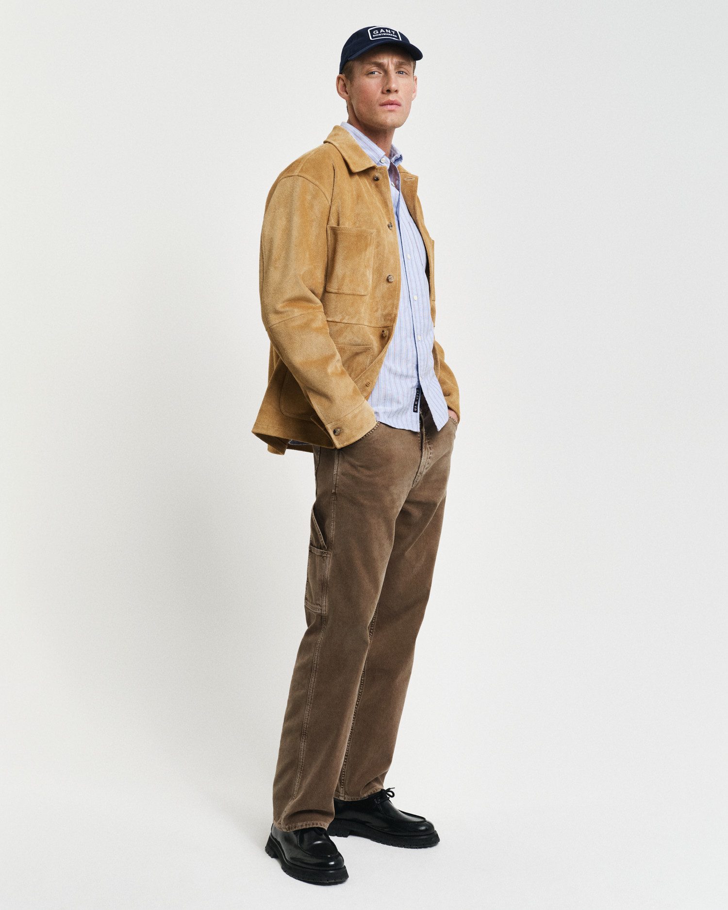 Gant Langarmhemd REG OXFORD STRIPE SHIRT unisex, in leichter Oxford-Qualität