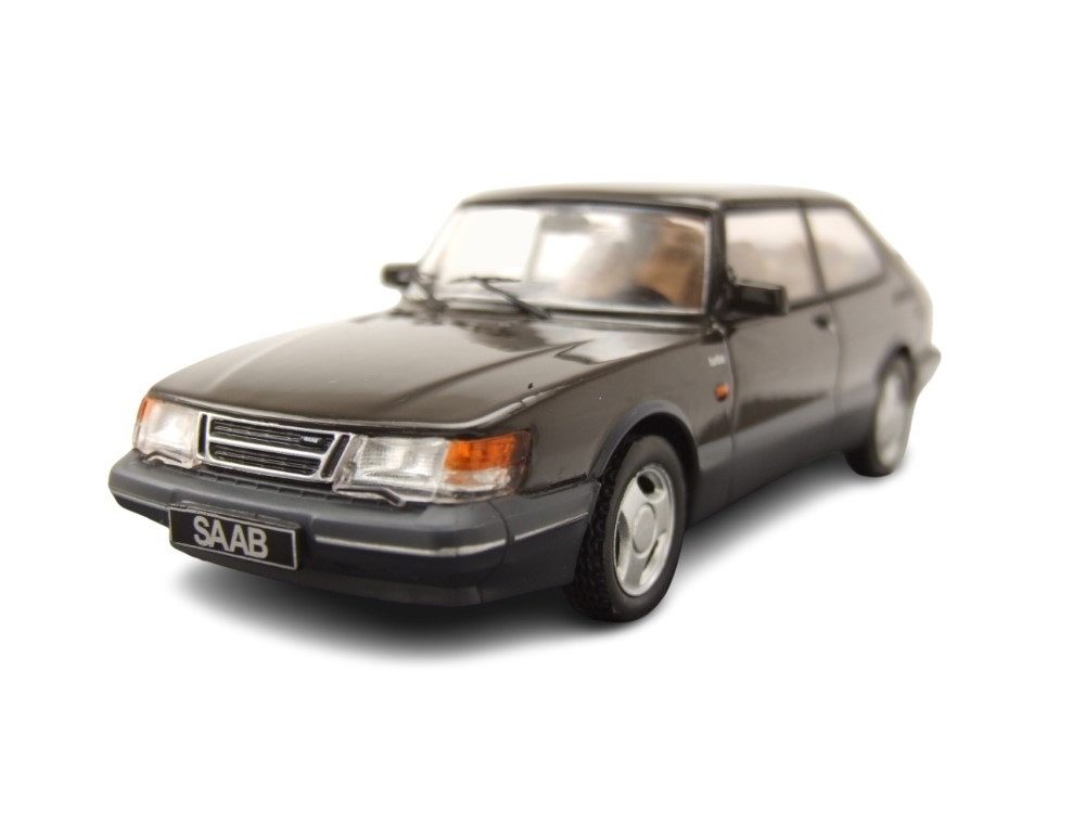 ixo Models Modellauto Saab 900 Turbo 1988 schwarz, Maßstab 1:43