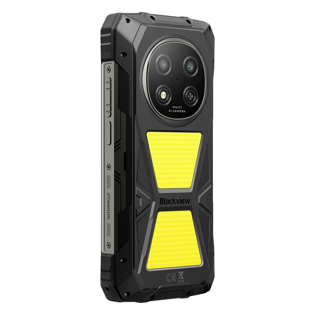 blackview ROCK 2 Pro 5G, 15000 mAh, 400 Lm Campinglicht, IP69K, Outdoor Smartphone (16,94 cm, 256 GB Speicherplatz, 13 MP Kamera, Campinglicht, SOS-Modus, OTG Reverse Charging, Glove Mode, 33W)