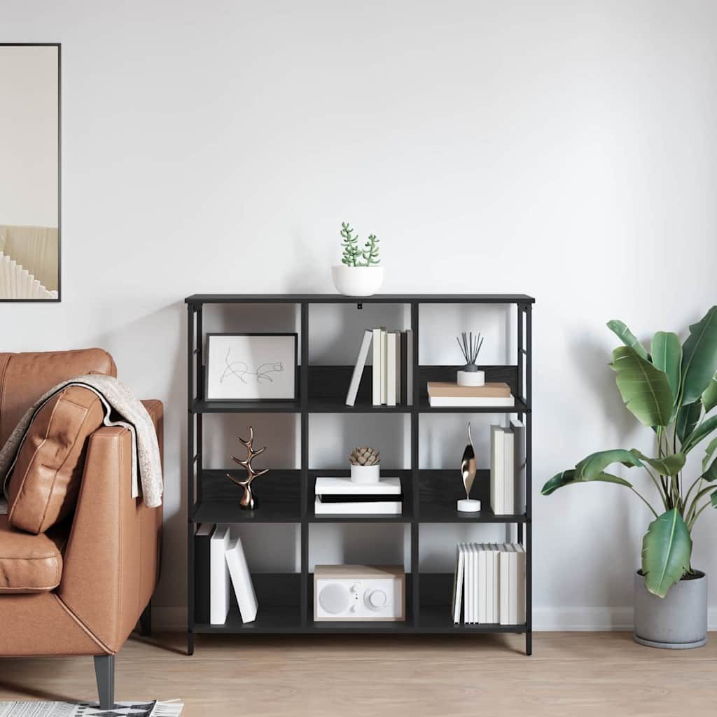 vidaXL Bücherregal Bücherregal 9 Ebenen 102 x 32 x 104,5 cm Holzwerkstoff, 1-tlg. – Bild 4 von 5