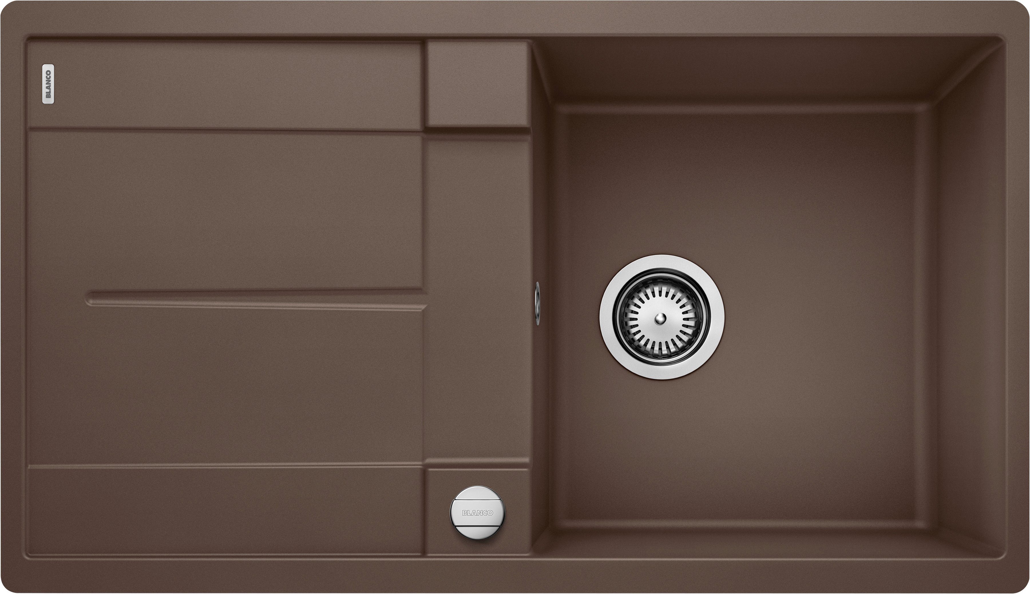 Blanco Granitspüle METRA 5 S-F, eckig, 49/85 cm, (1 St), erhältlich in mehreren Farben