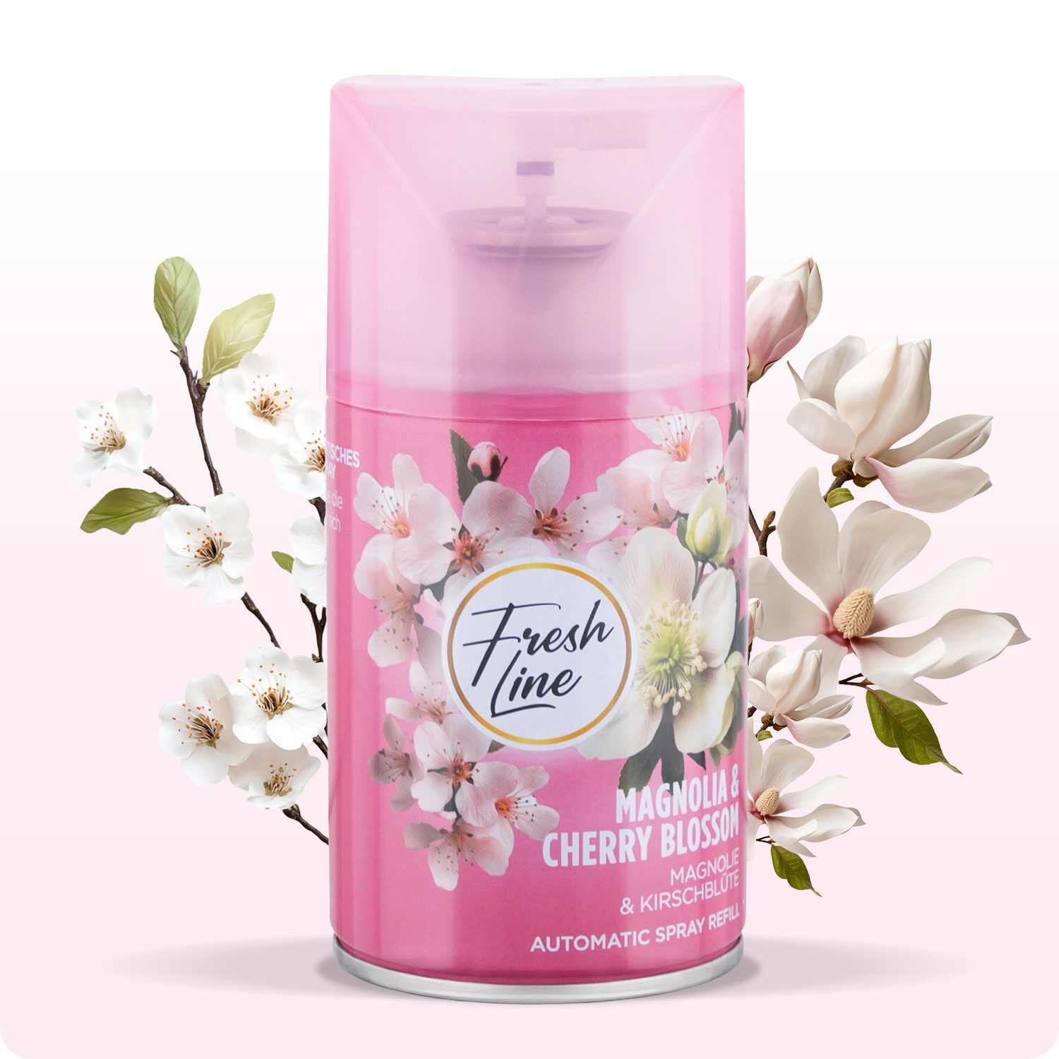 Fresh Line Raumduft Nachfüllspray 250 ml – Für automatischen Zerstäuber, Für handelsübliche Zerstäuber – für private und gewerbliche Räume