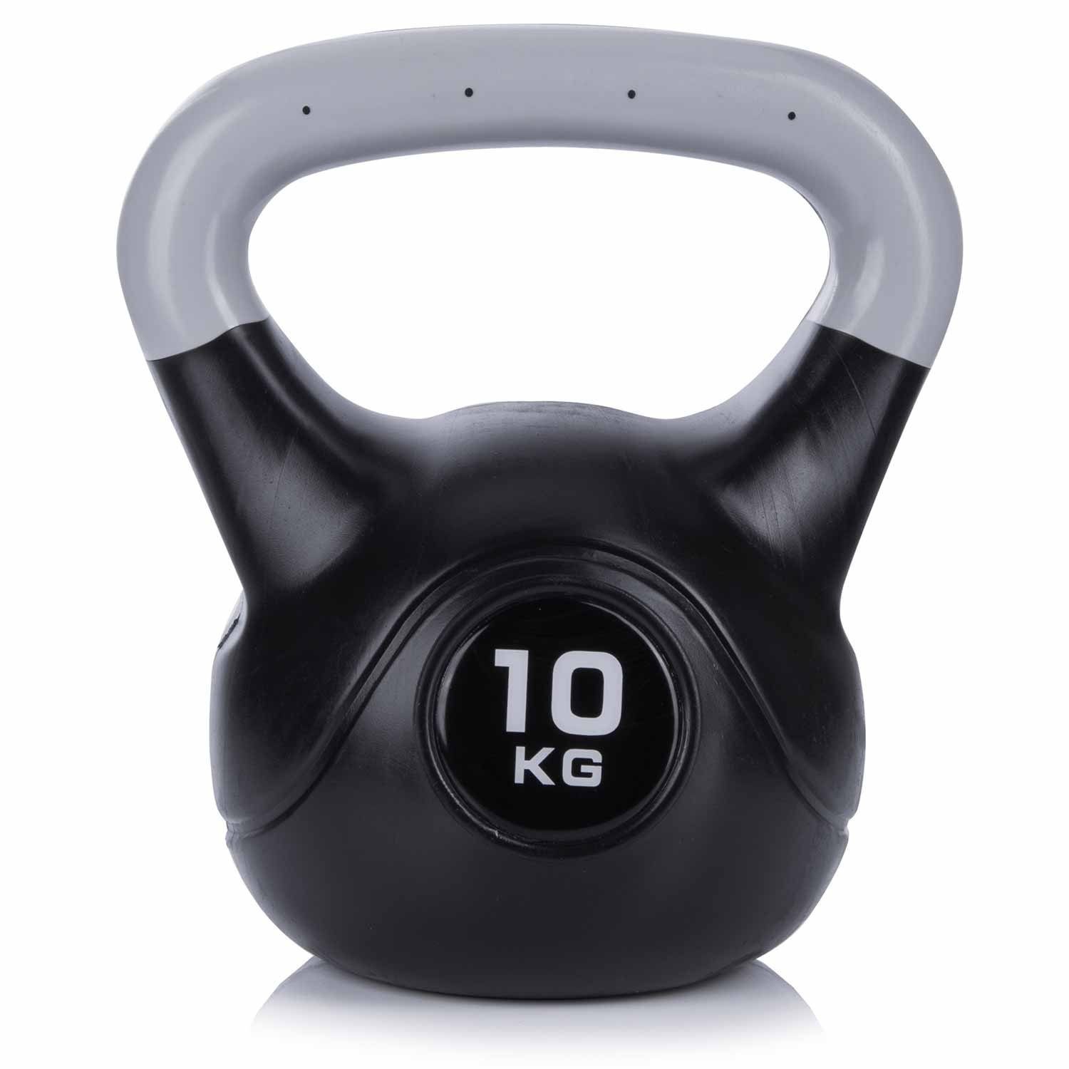 Body & Mind Kettlebell Body & Mind Kettlebell 2–20 kg – Profi Kettlebell mit Kunststoffmantel, (Profi Schwunghantel), Kraftraining Workout Gewicht (10 kg)