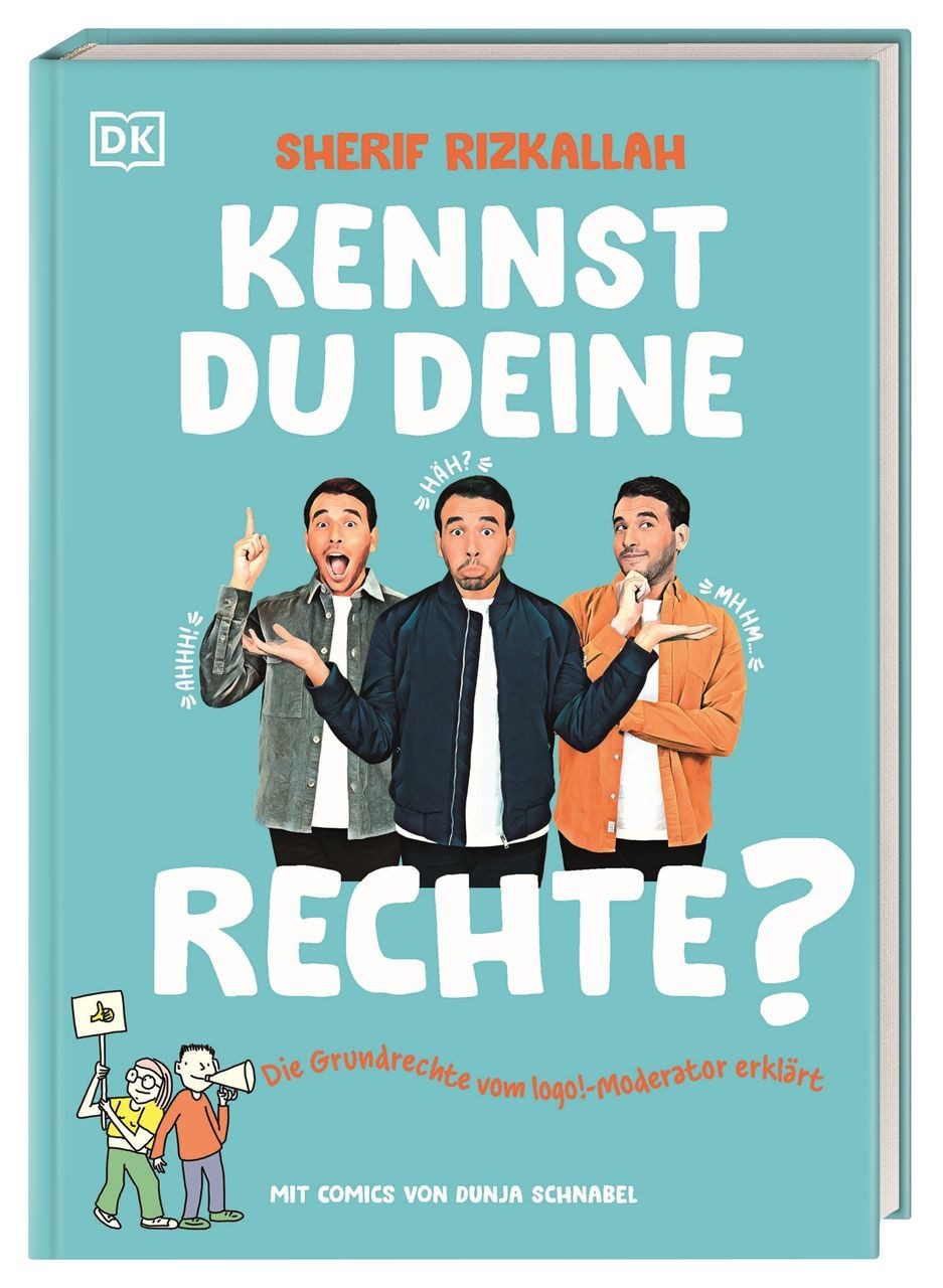 Kennst du deine Rechte? / Sherif Rizkallah, Die Grundrechte vom logo!-Moderator erklärt. Menschenwürde, Freiheit, Gleichheit: 16 Rechte aus dem Grundgesetz kennen und verstehen. Für Kinder ab 10 Jahren