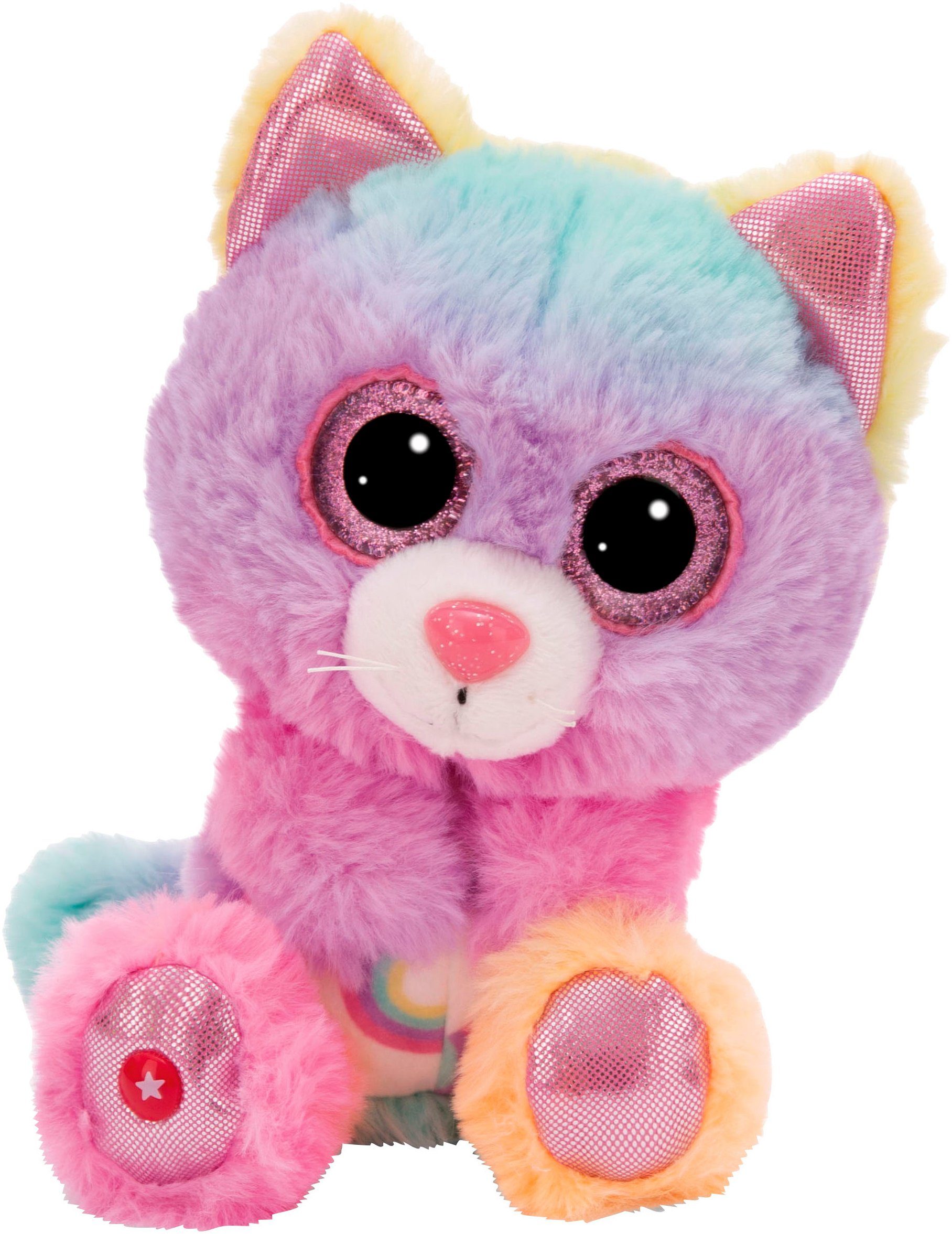 Nici Kuscheltier Glubschis, Katze Miss Mellie, 15 cm schlenkernd