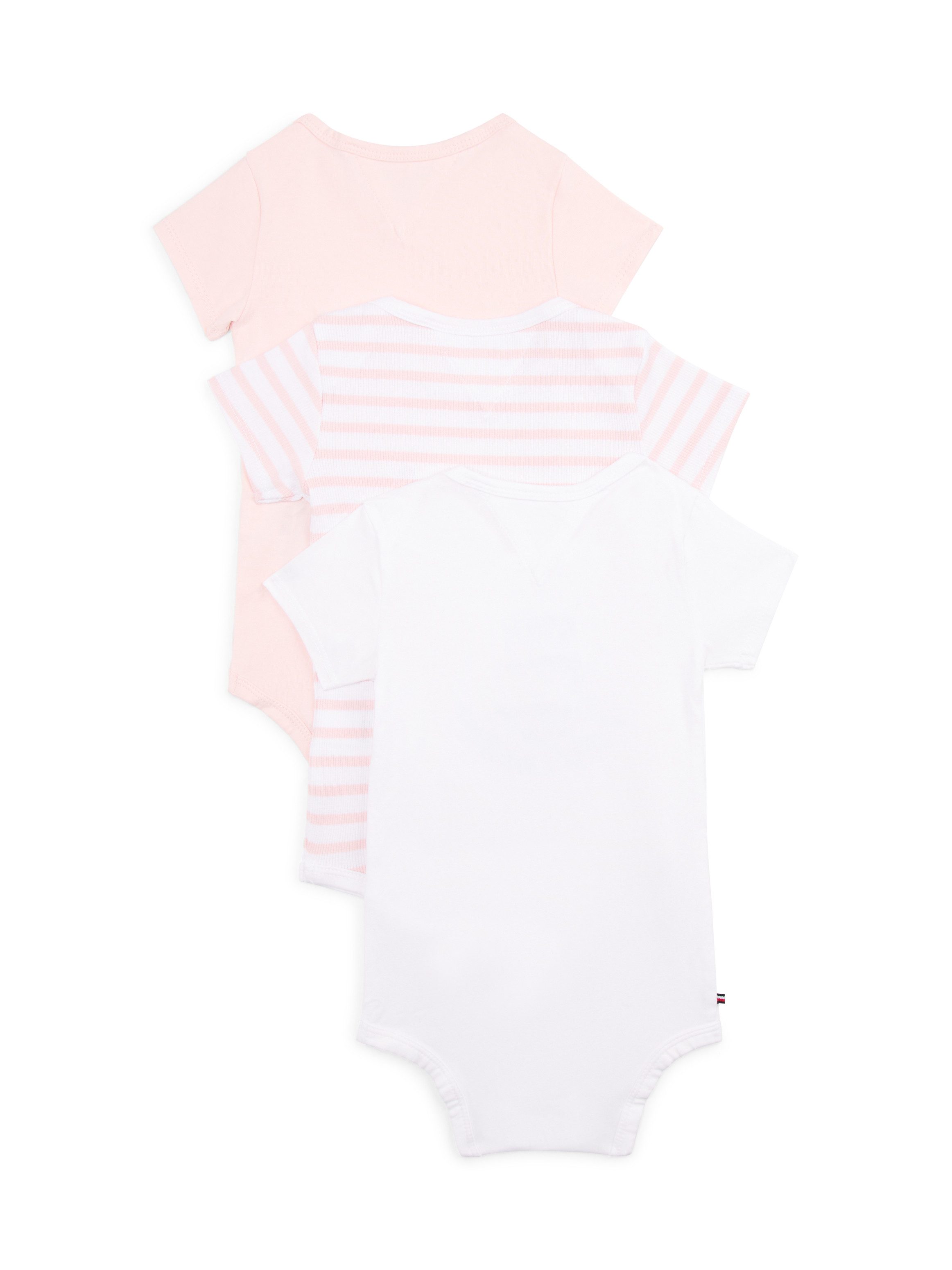 Tommy Hilfiger Kurzarmbody 3 PACK BODY SS GIFTBOX (Packung, 3-tlg., 3er) aus weicher Baumwollmischung